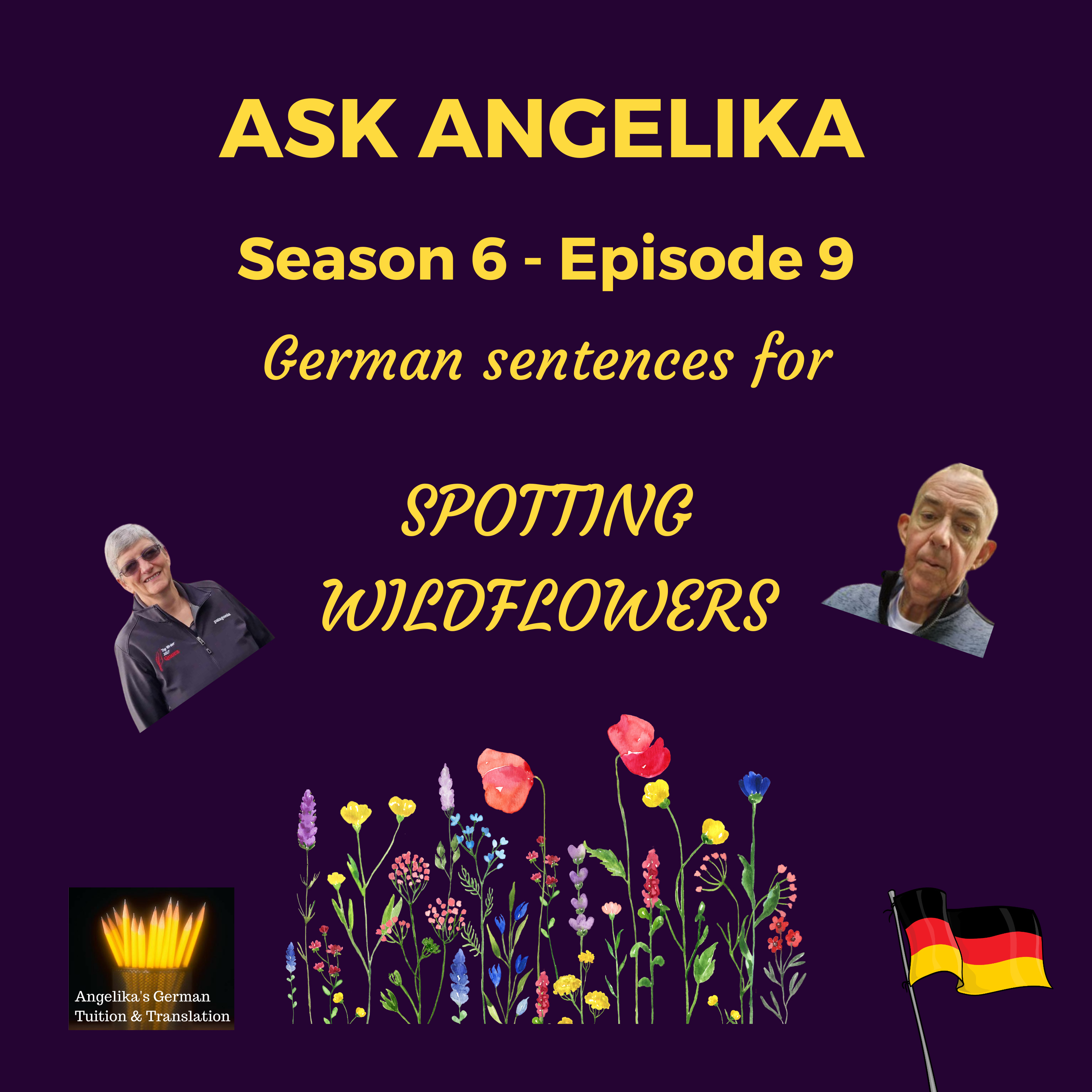 Ask Angelika Season 6 Episode 9 - German sentences for spotting wildflowers