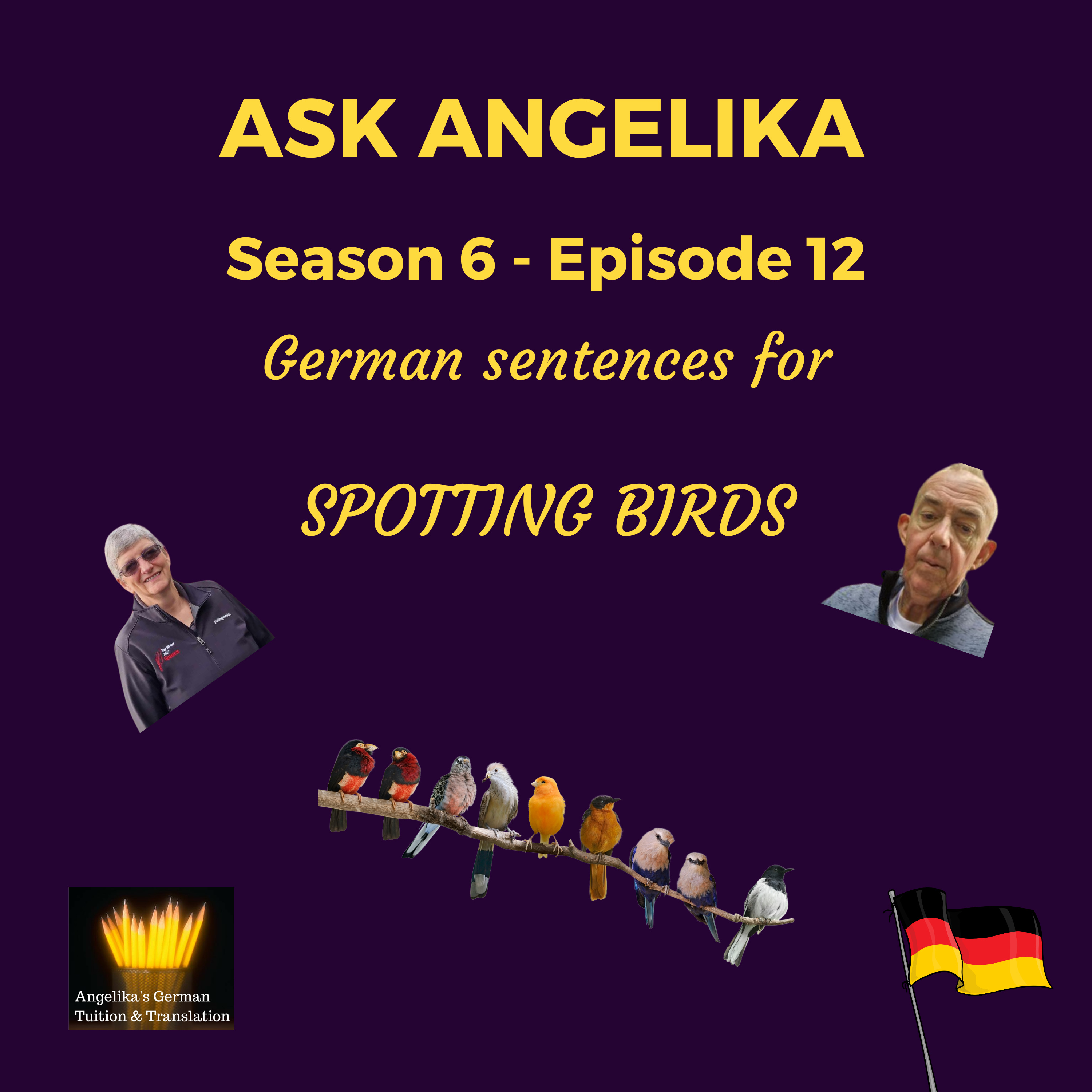 Ask Angelika Season 6 Episode 12 - German sentences for spotting birds