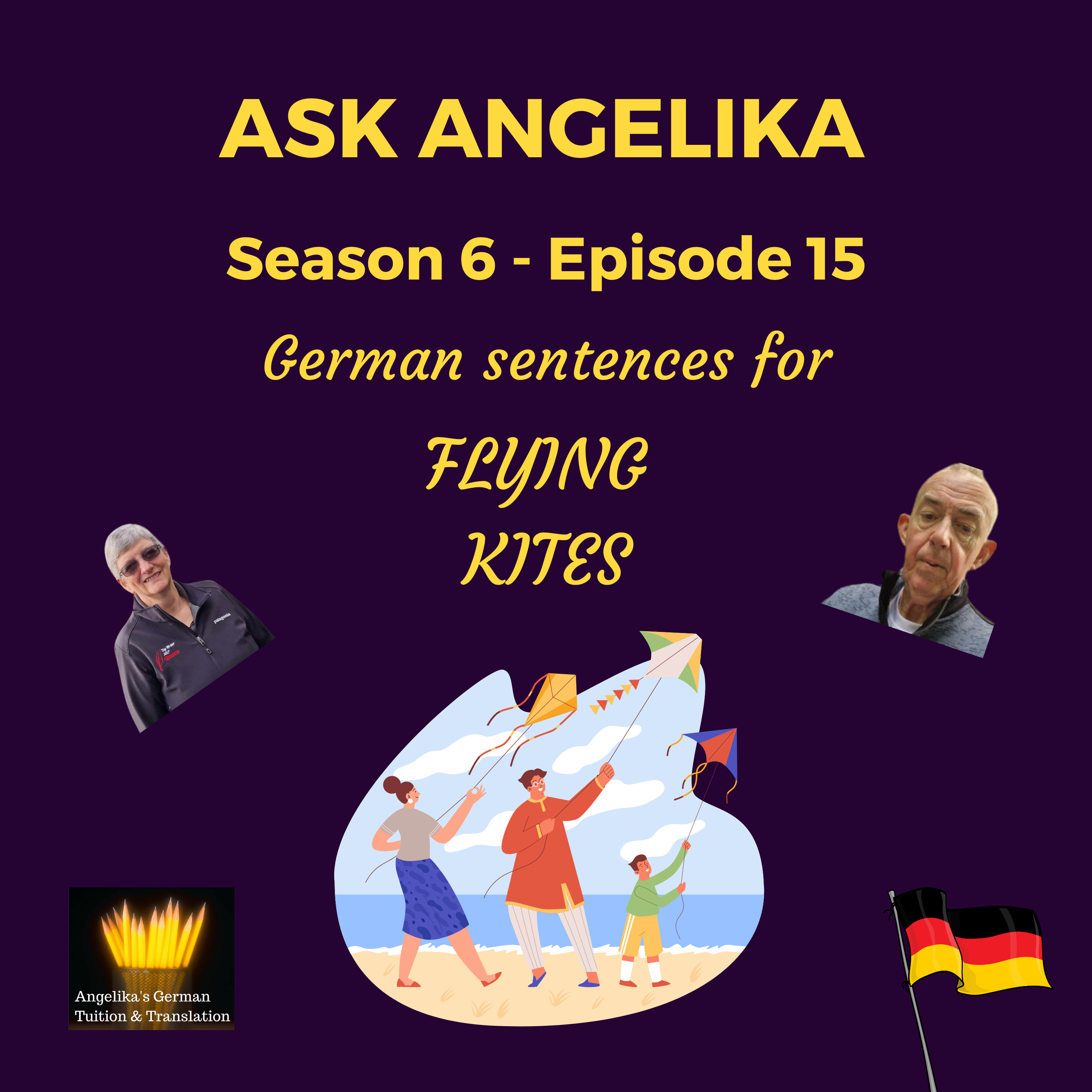 Ask Angelika Season 6 Episode 15 - German sentences for flying kites