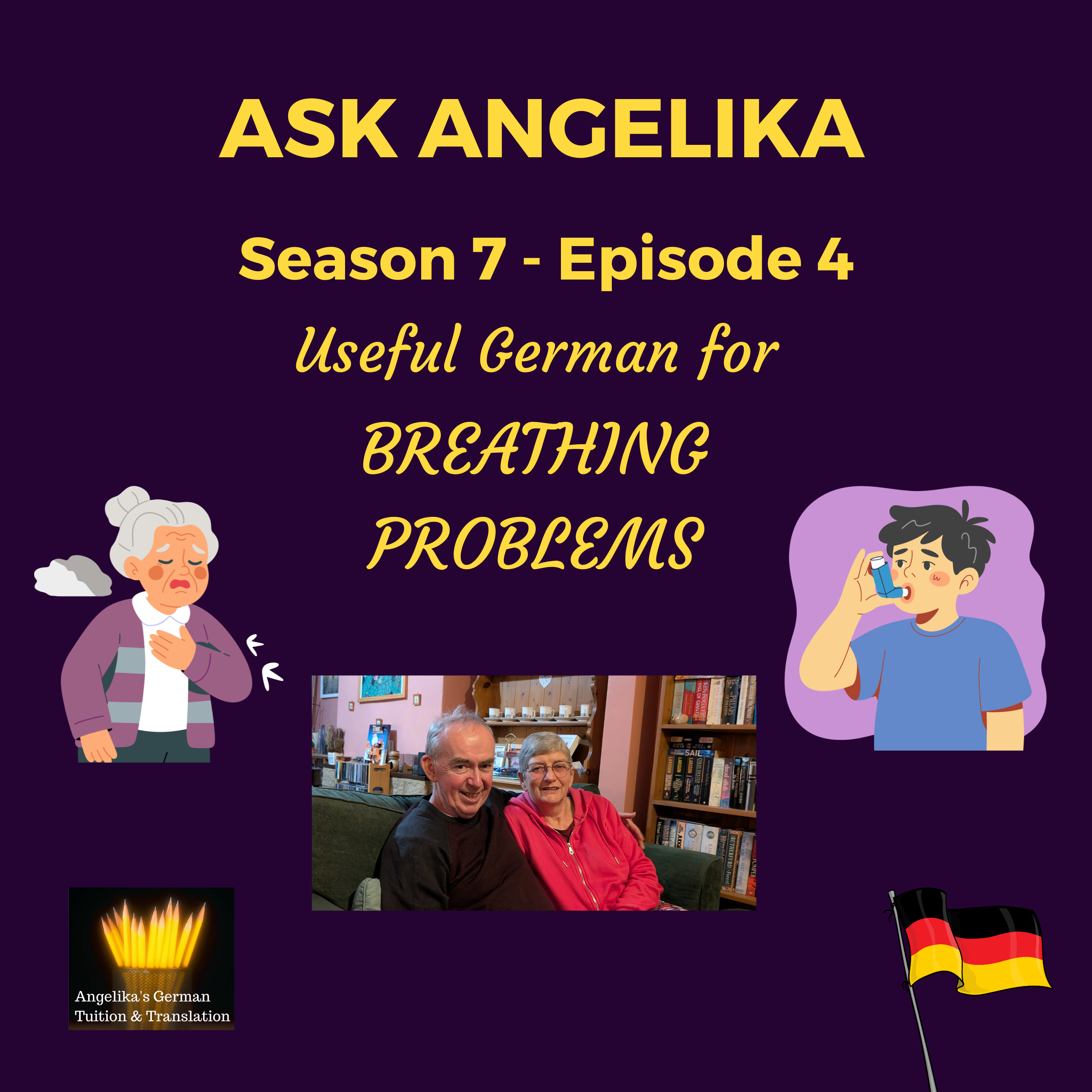 Ask Angelika Season 7 Episode 4 - Useful German for breathing problems episode artwork