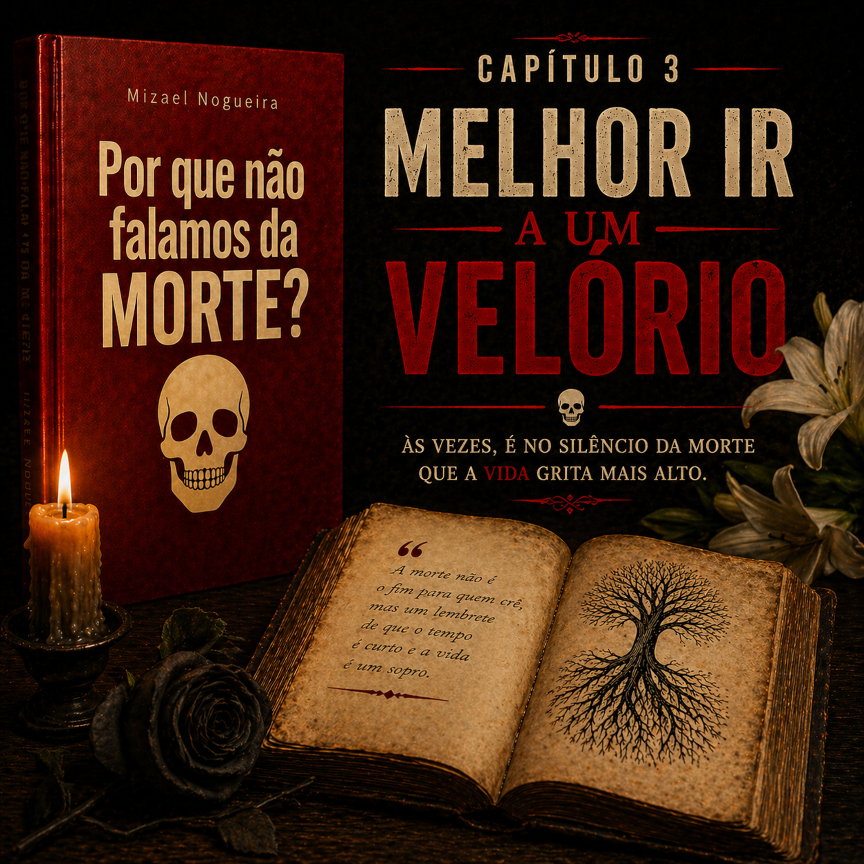 Capítulo 3 - Melhor ir a um velório / livro:Por que não falamos da morte? episode artwork