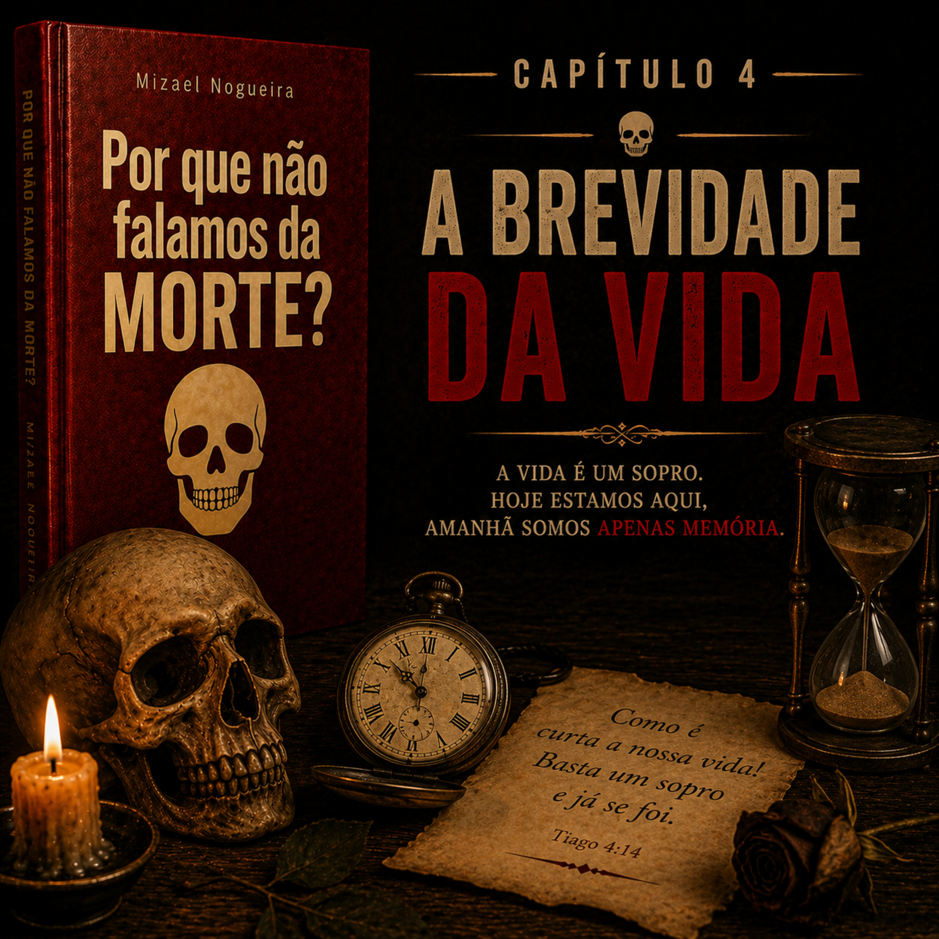CAPÍTULO 4 — A BREVIDADE DA VIDA | Mizael Nogueira | Livro: Por que não falamos da Morte? episode artwork