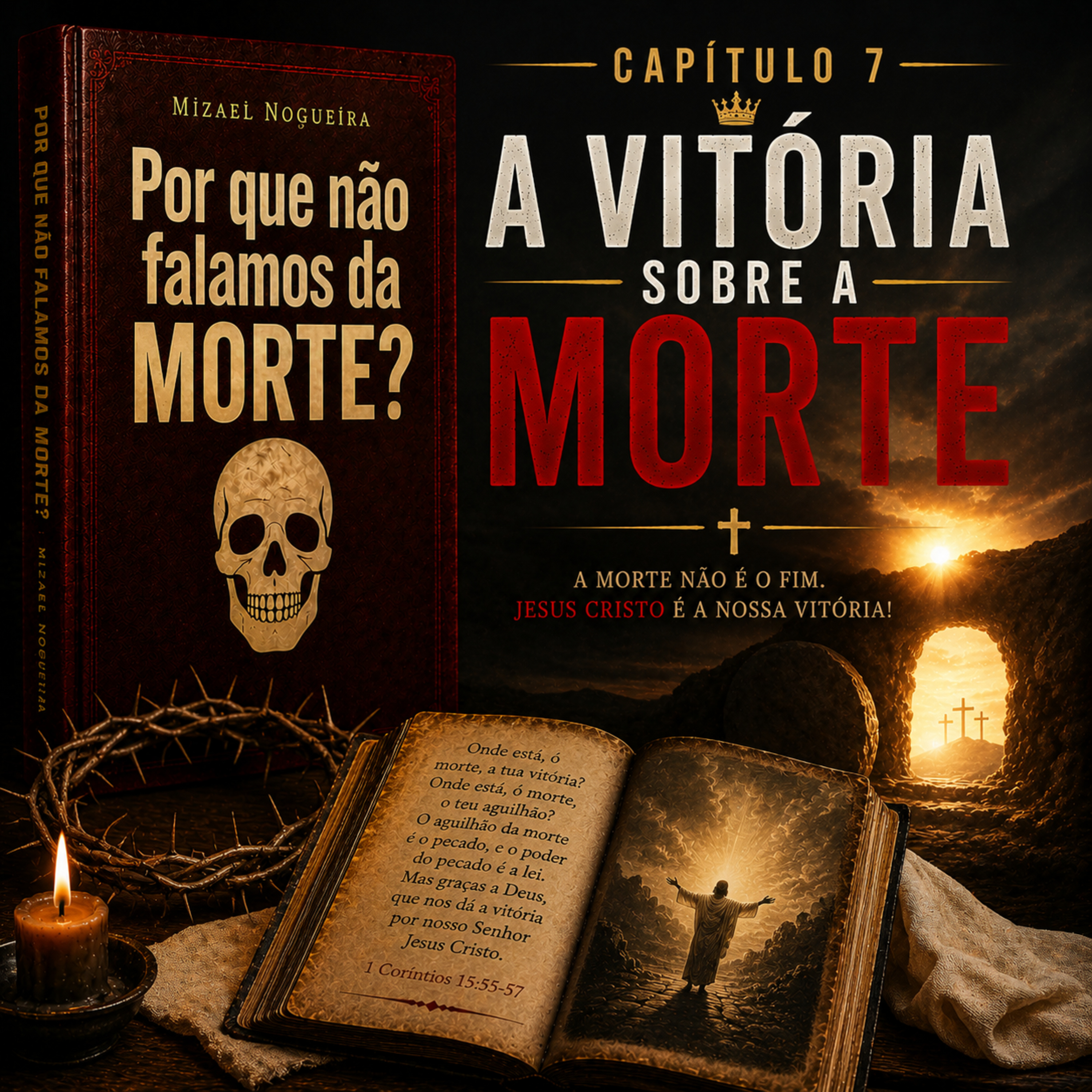 CAPÍTULO 7 — A VITÓRIA SOBRE A MORTE | Mizael Nogueira | Livro: Por que não falamos da Morte? episode artwork