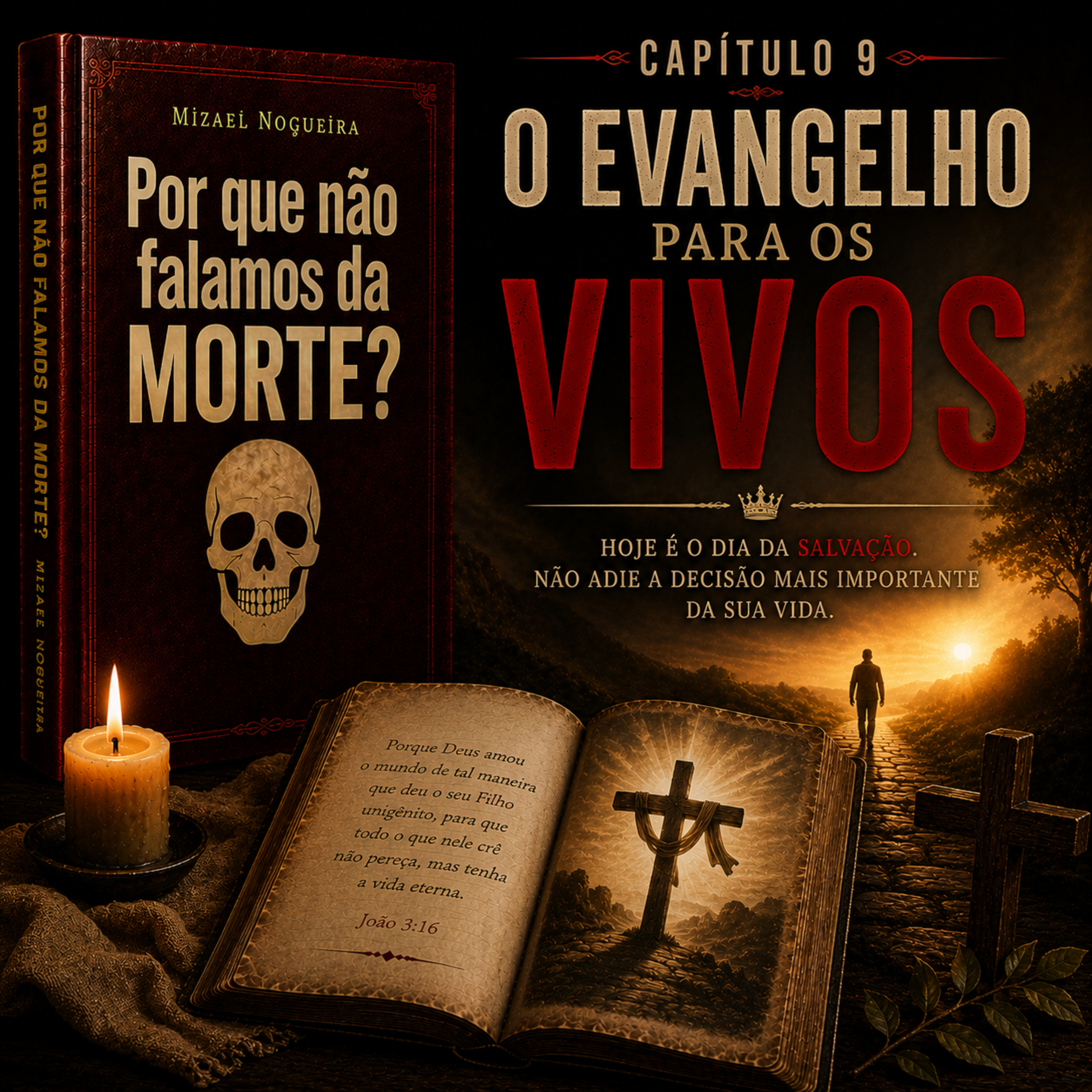 CAPÍTULO 9 — O EVANGELHO PARA OS VIVOS | Mizael Nogueira | Livro: Por que não falamos da Morte? episode artwork
