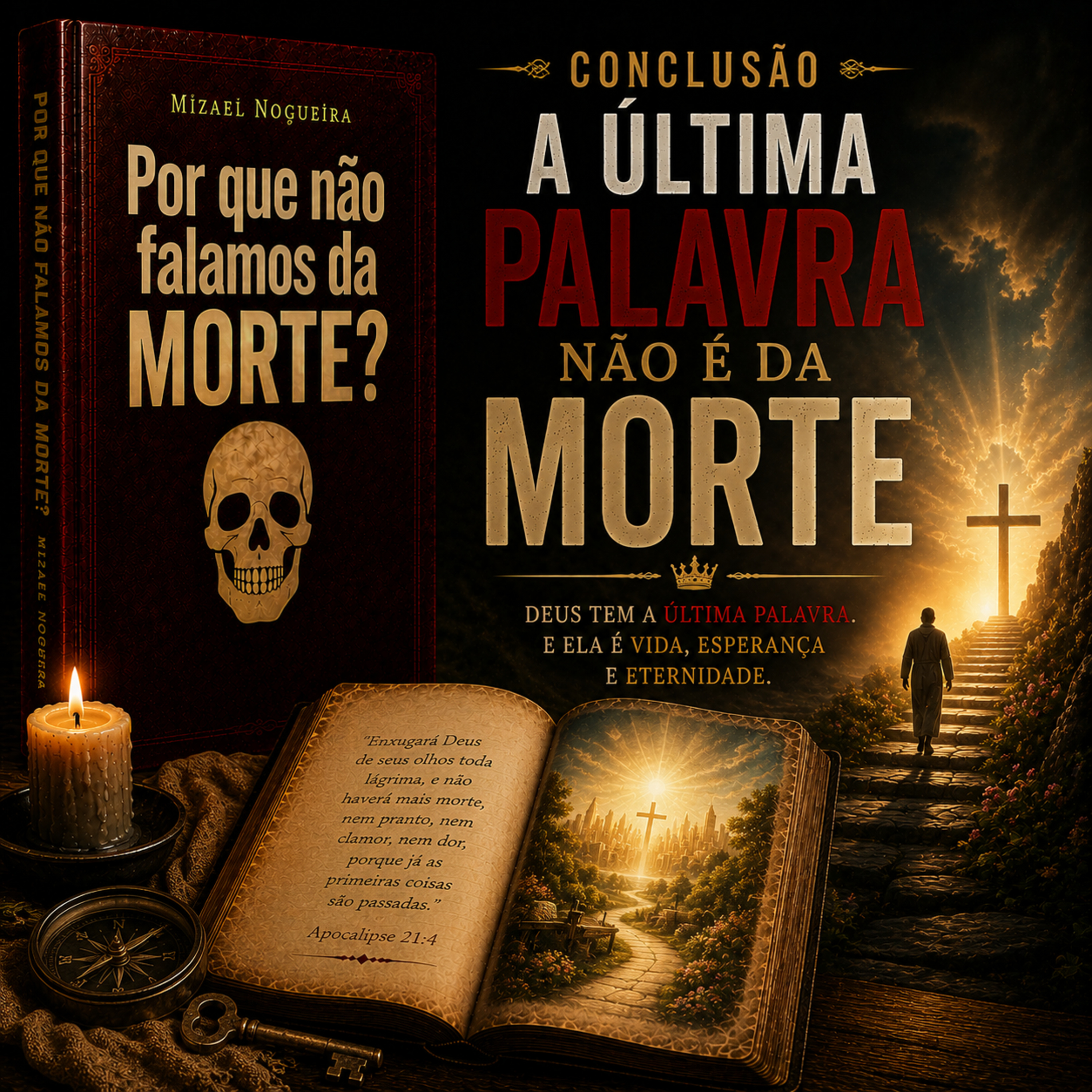 CONCLUSÃO — A ÚLTIMA PALAVRA NÃO É DA MORTE | Mizael Nogueira | Livro: Por que não falamos da Morte? episode artwork