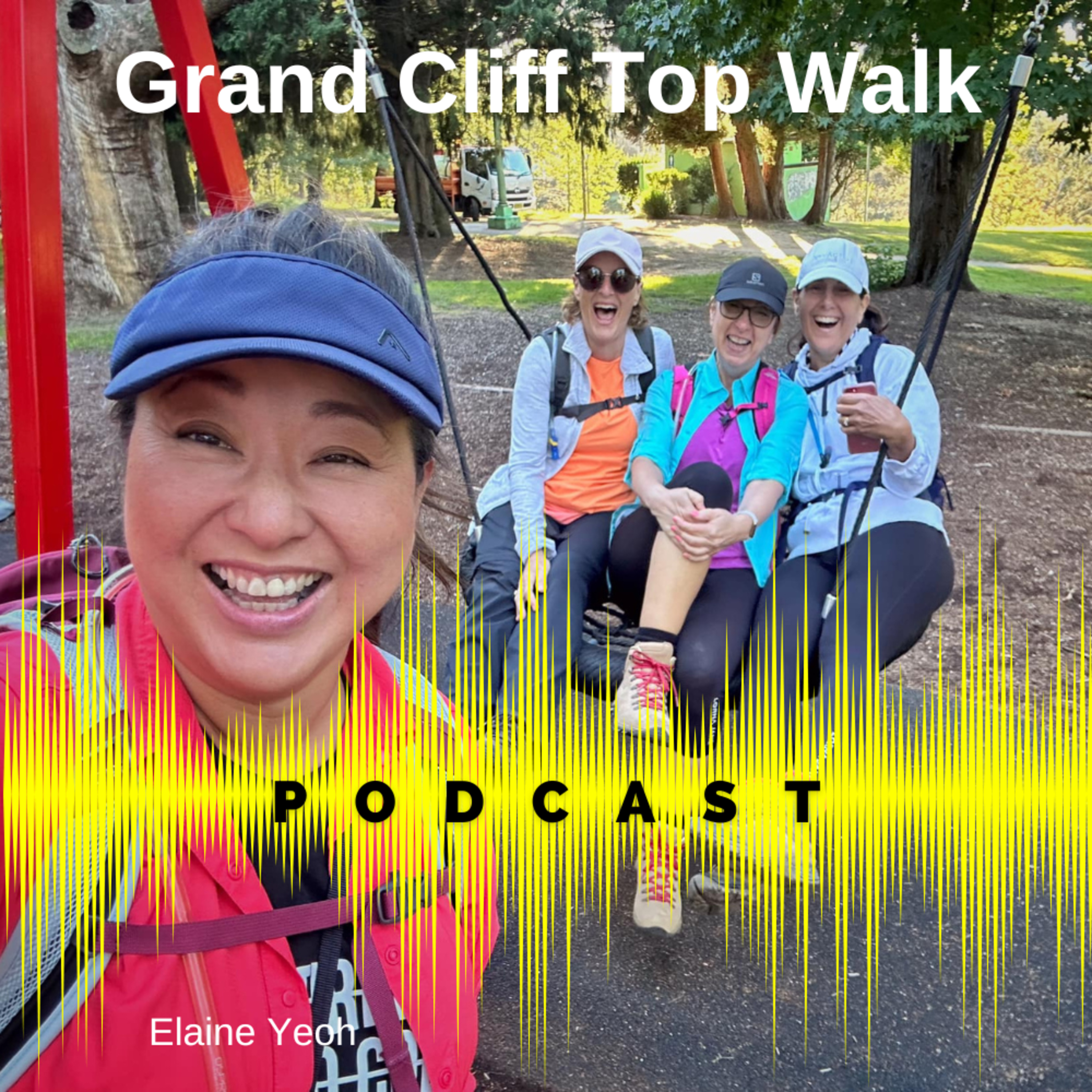 Elaine Yeoh chats with Robyn about the Grand Cliff walk ~ Radio Blue Mountains replay episode artwork