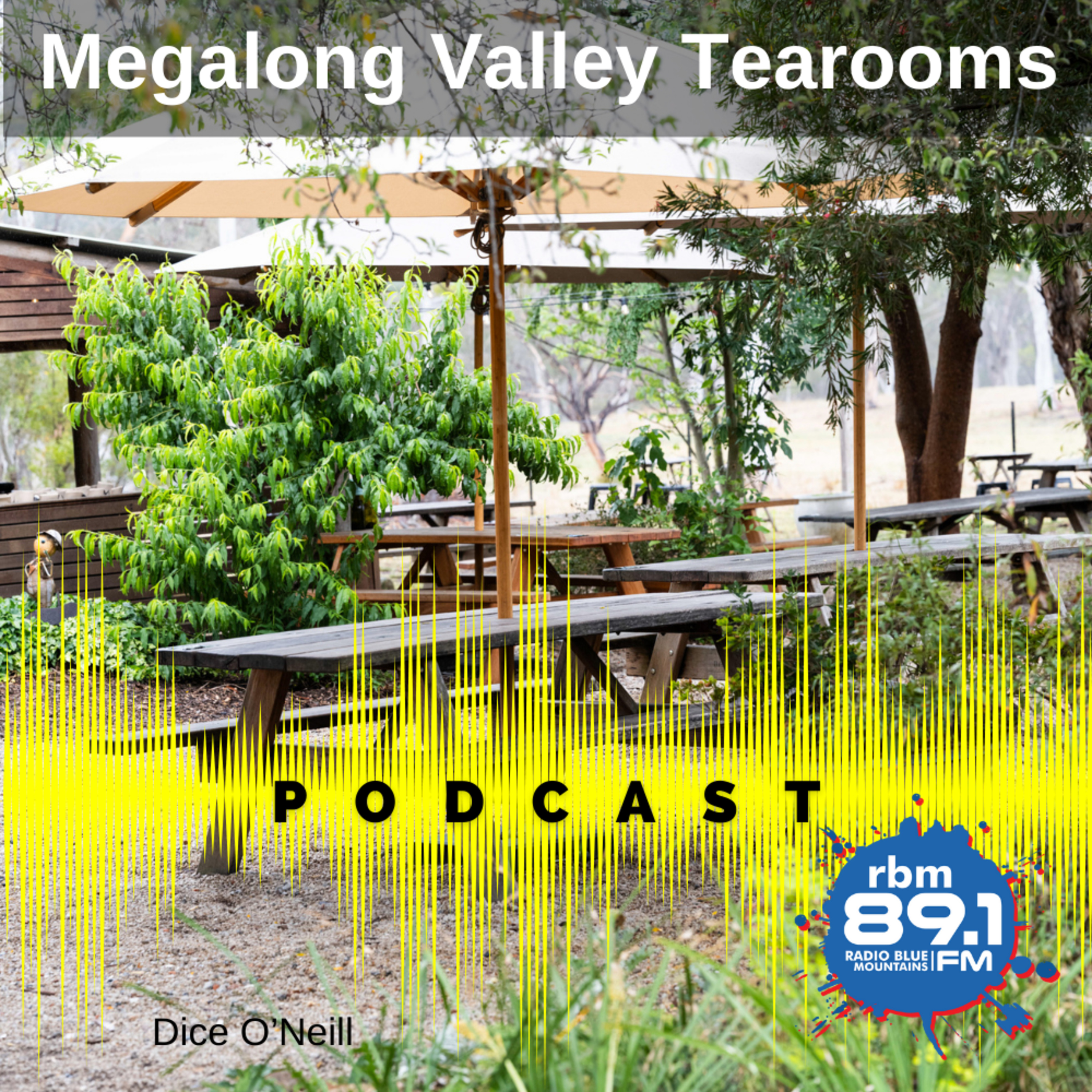 Dice O'Neill talks about the Megalong Valley Tearooms on Radio Blue Mountains episode artwork