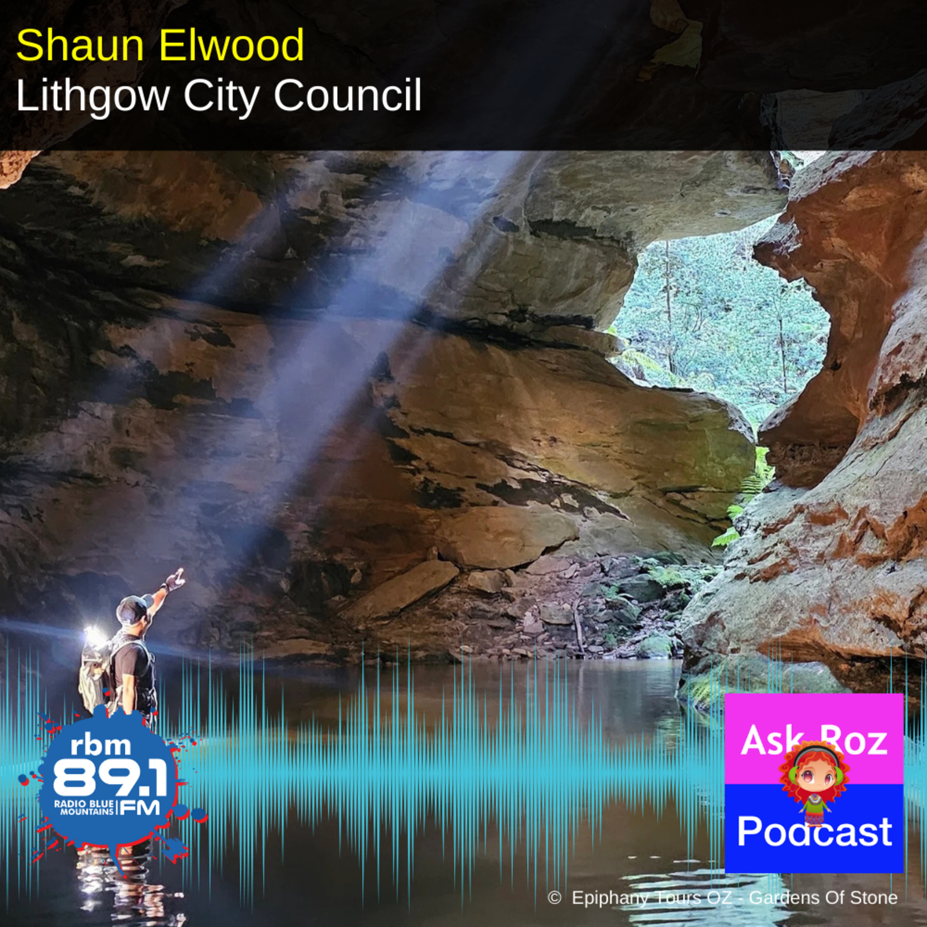 Shaun Elwood from Lithgow City Council on RBM episode artwork