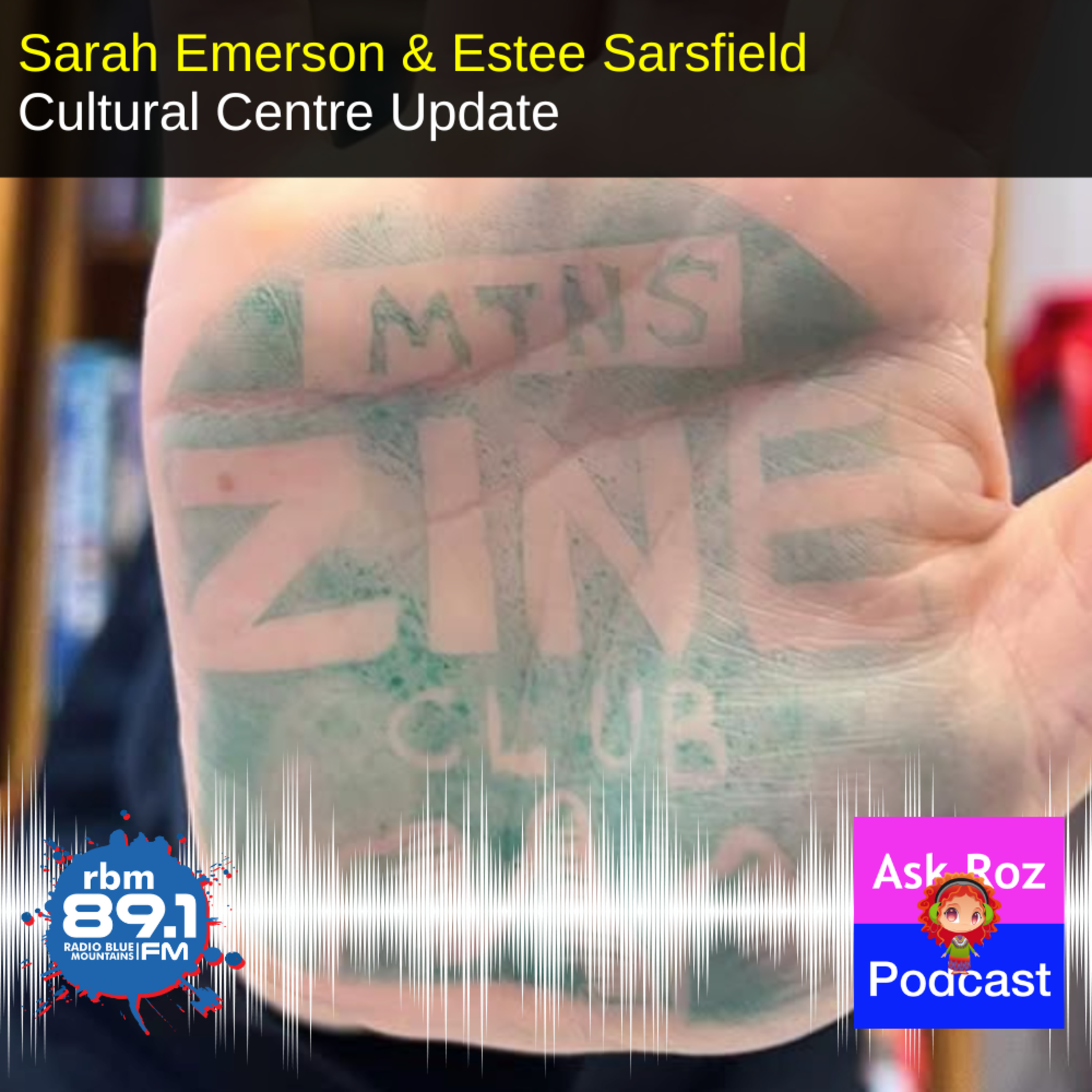 Sarah Emerson & Estee Sarsfield BM Cultural Centre update on RBM episode artwork