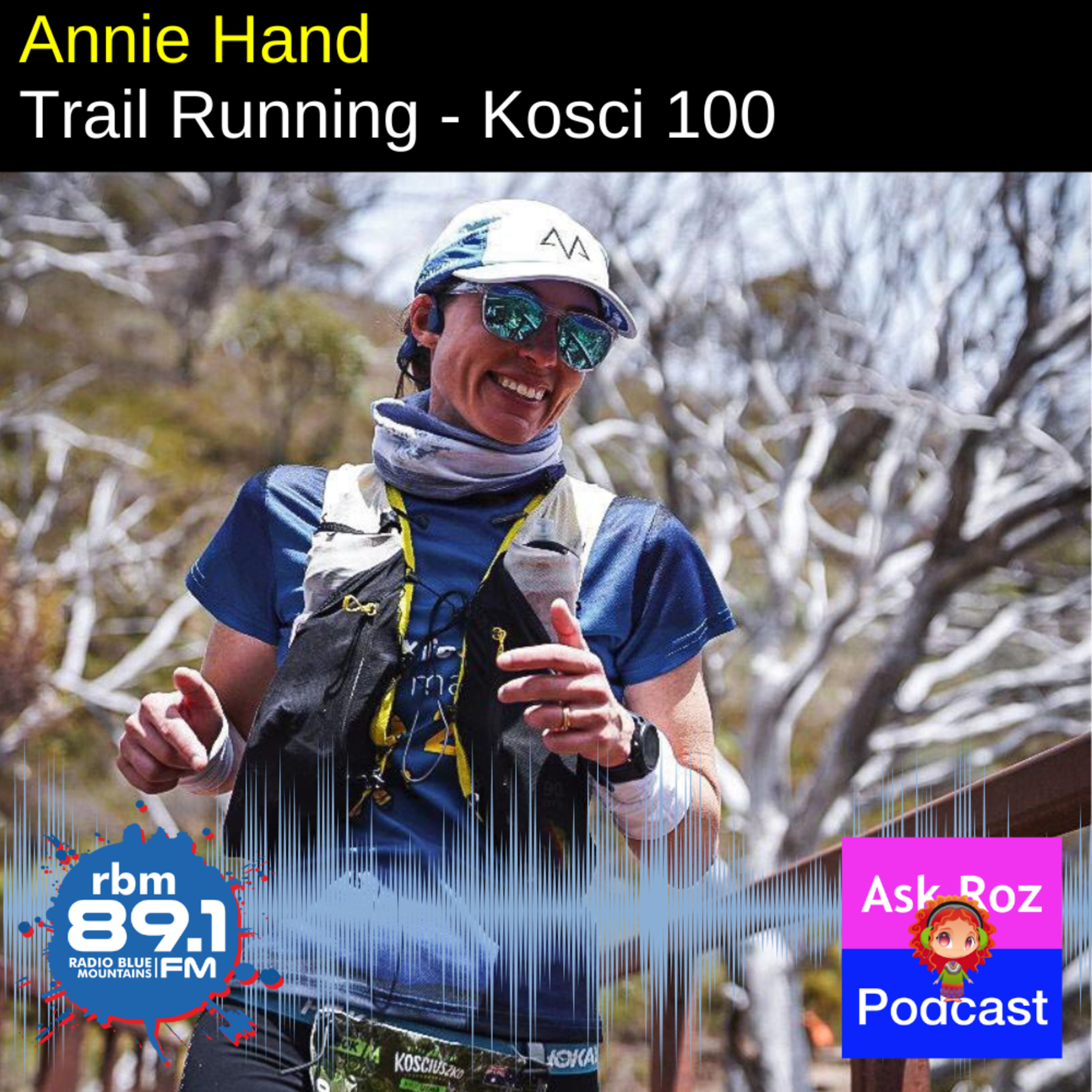 Annie Hand discusses her recent run in the Kosci 100 and trail running episode artwork