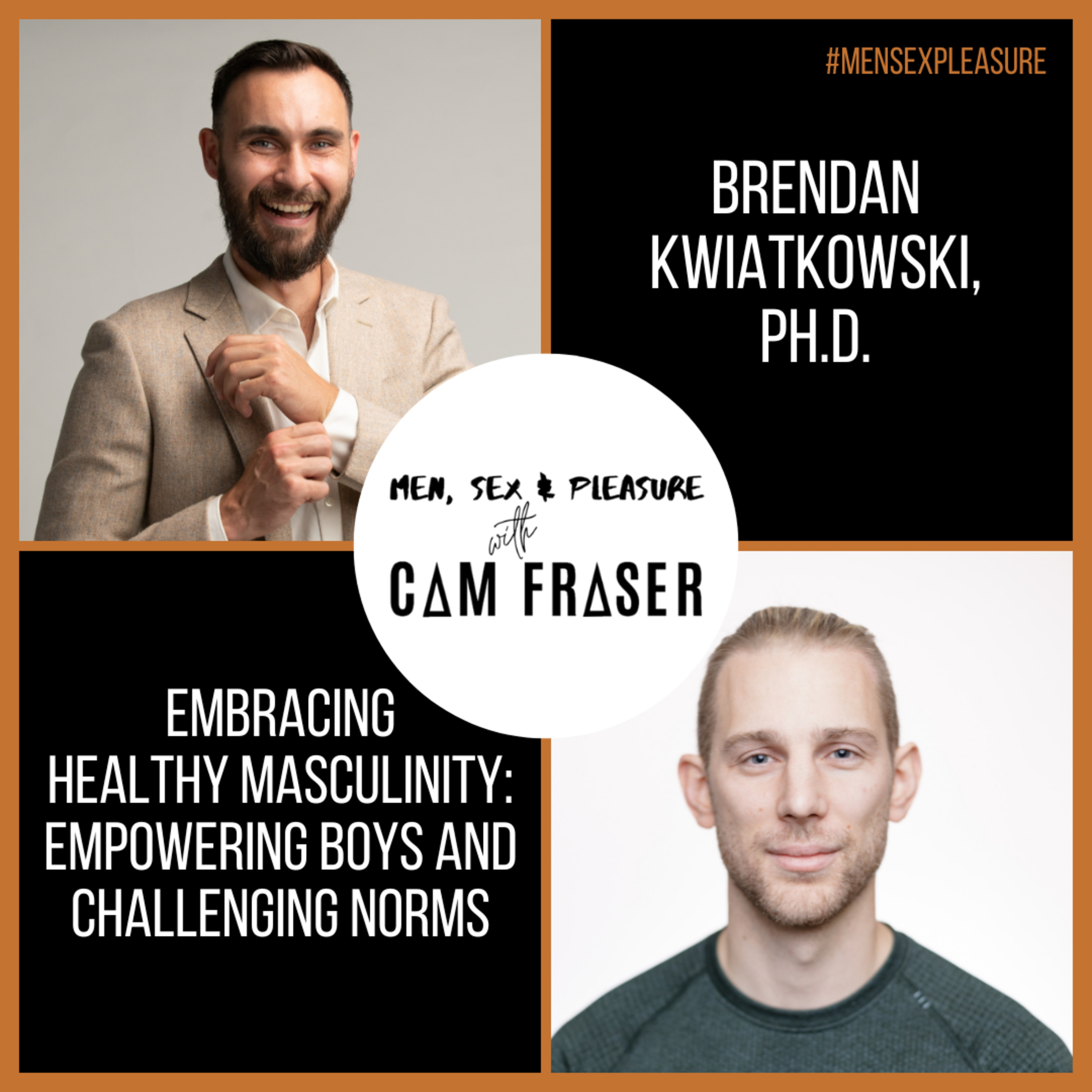 #169 Embracing Healthy Masculinity: Empowering Boys and Challenging Norms (with Brendan Kwiatkowski, Ph.D.) episode artwork