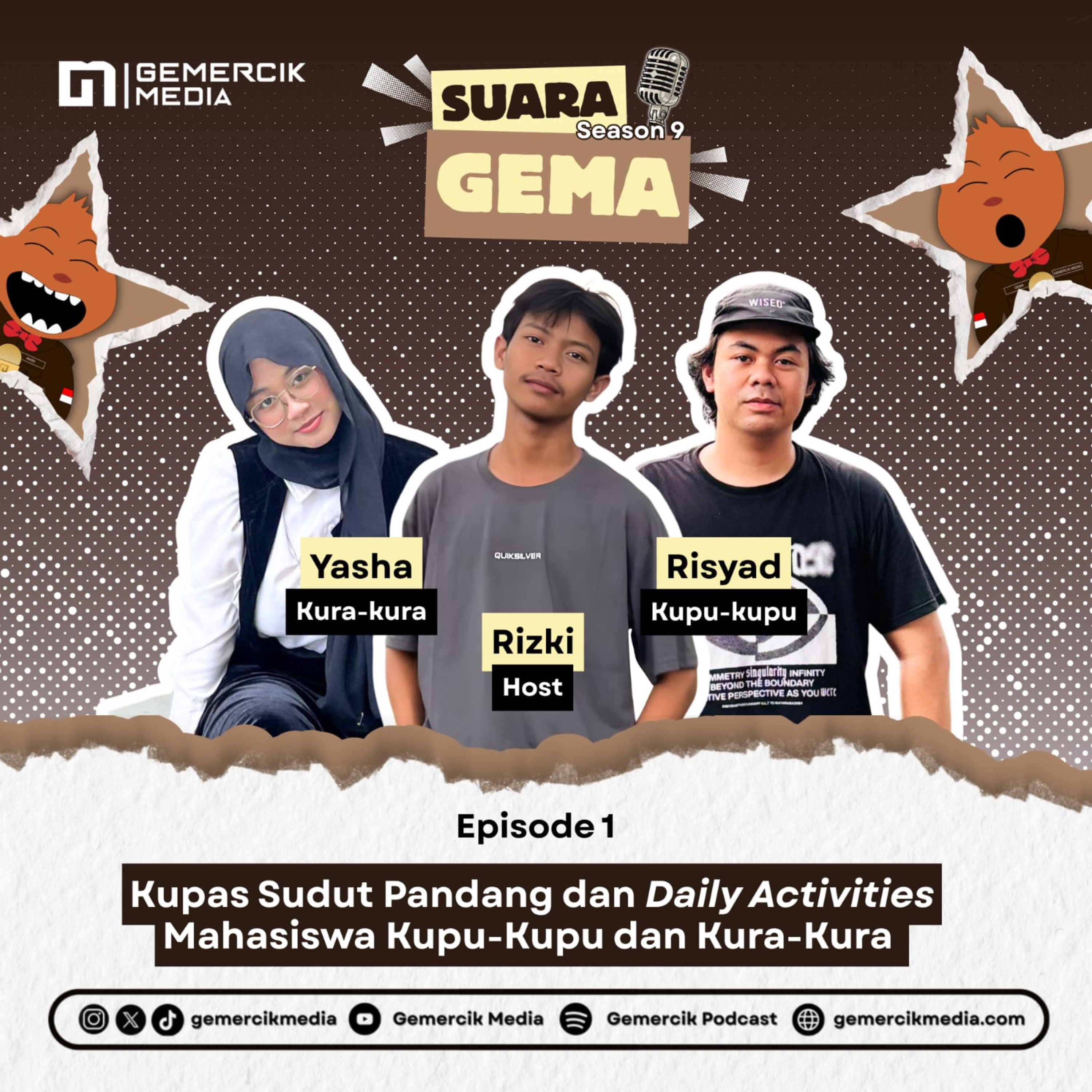 Kupas Sudut Pandang dan Daily Activities Mahasiswa Kupu-Kupu dan Kura-Kura episode artwork