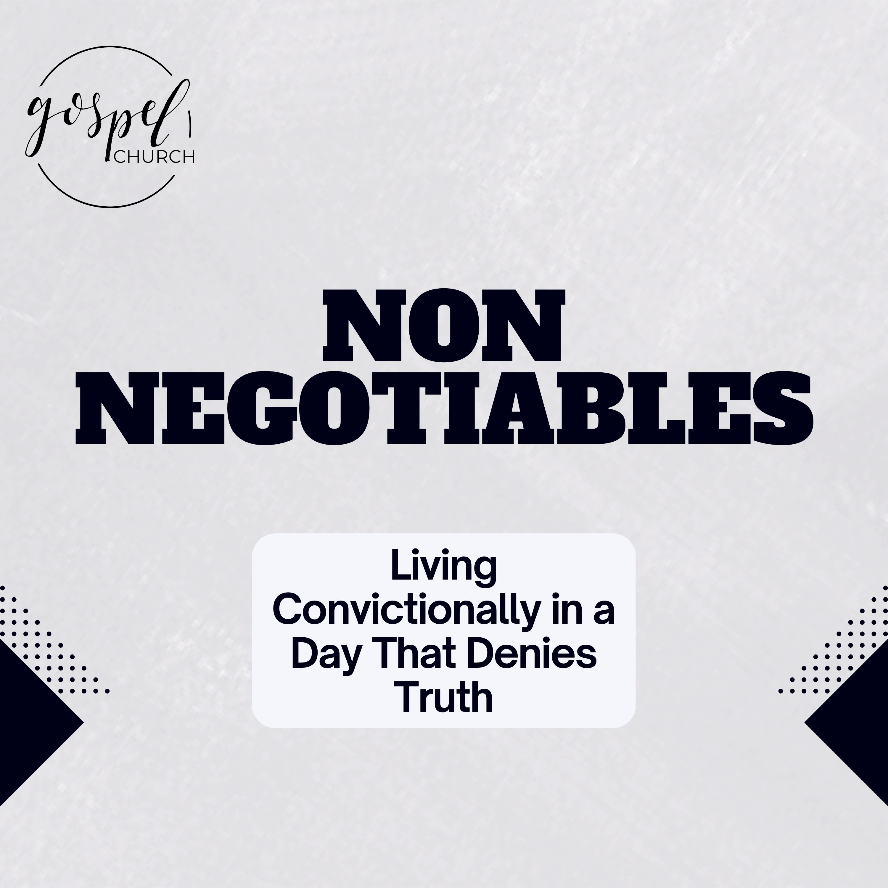 Non Negotiables // Gender and Identity // Genesis 1:25-27, Genesis 2:15-25 and others episode artwork