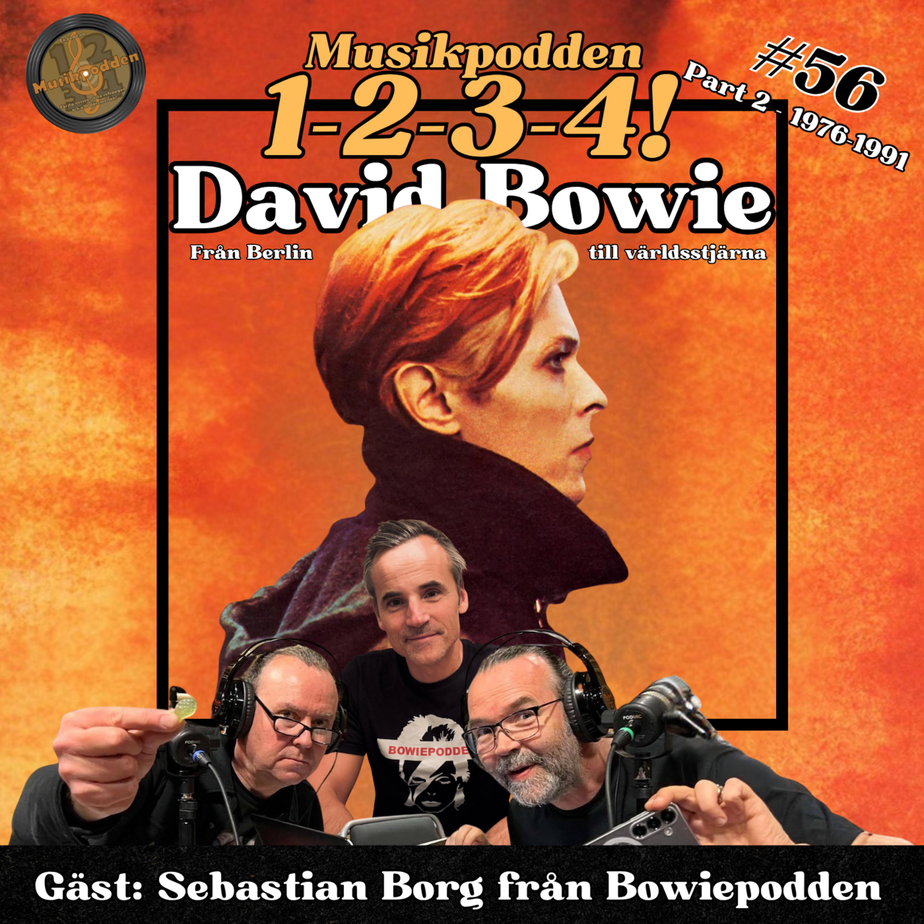 #56 - David Bowie, Från Berlin till världsstjärna, 1976-1991 episode artwork