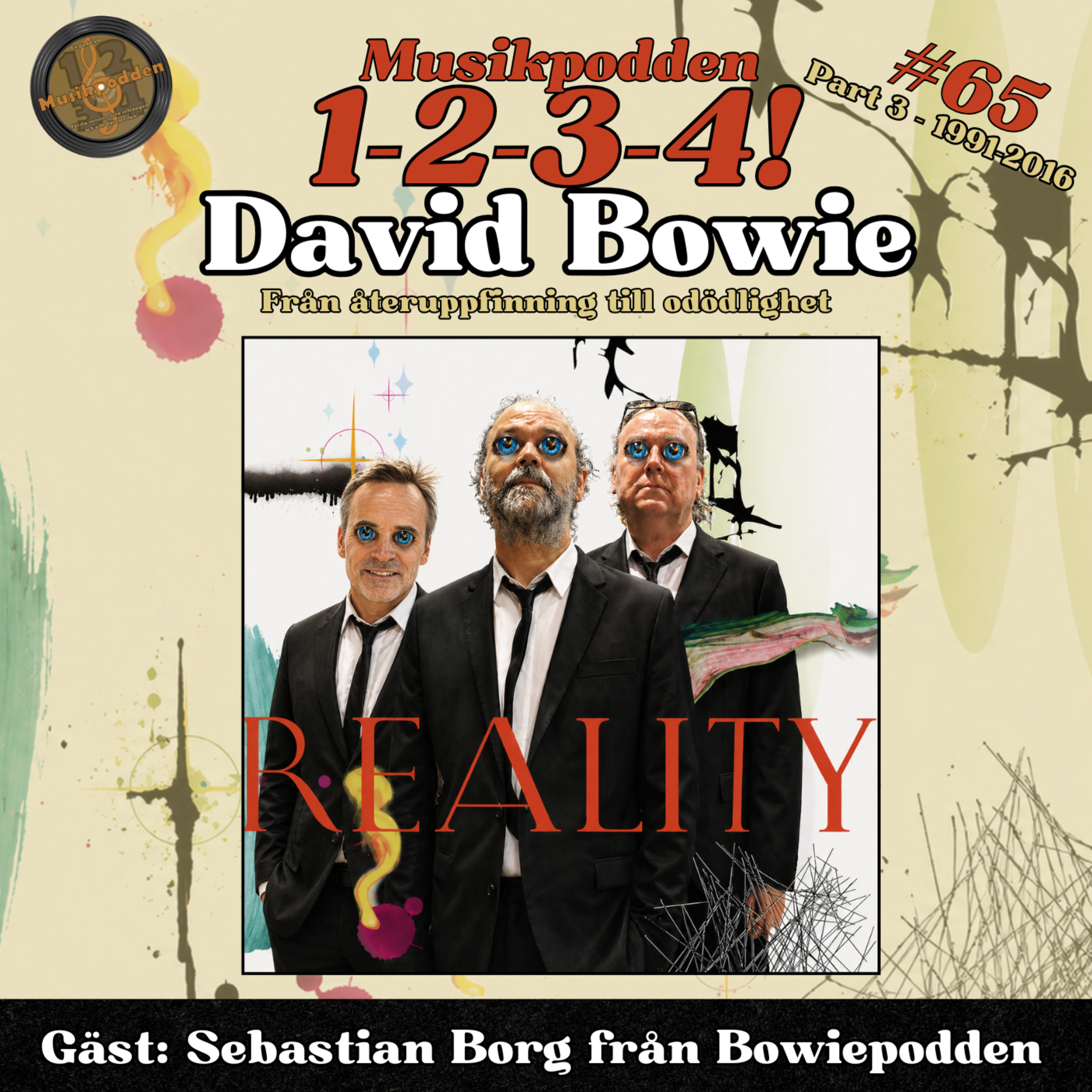 #65 - David Bowie - Från återuppfinning till odödlighet, 1991-2016 episode artwork