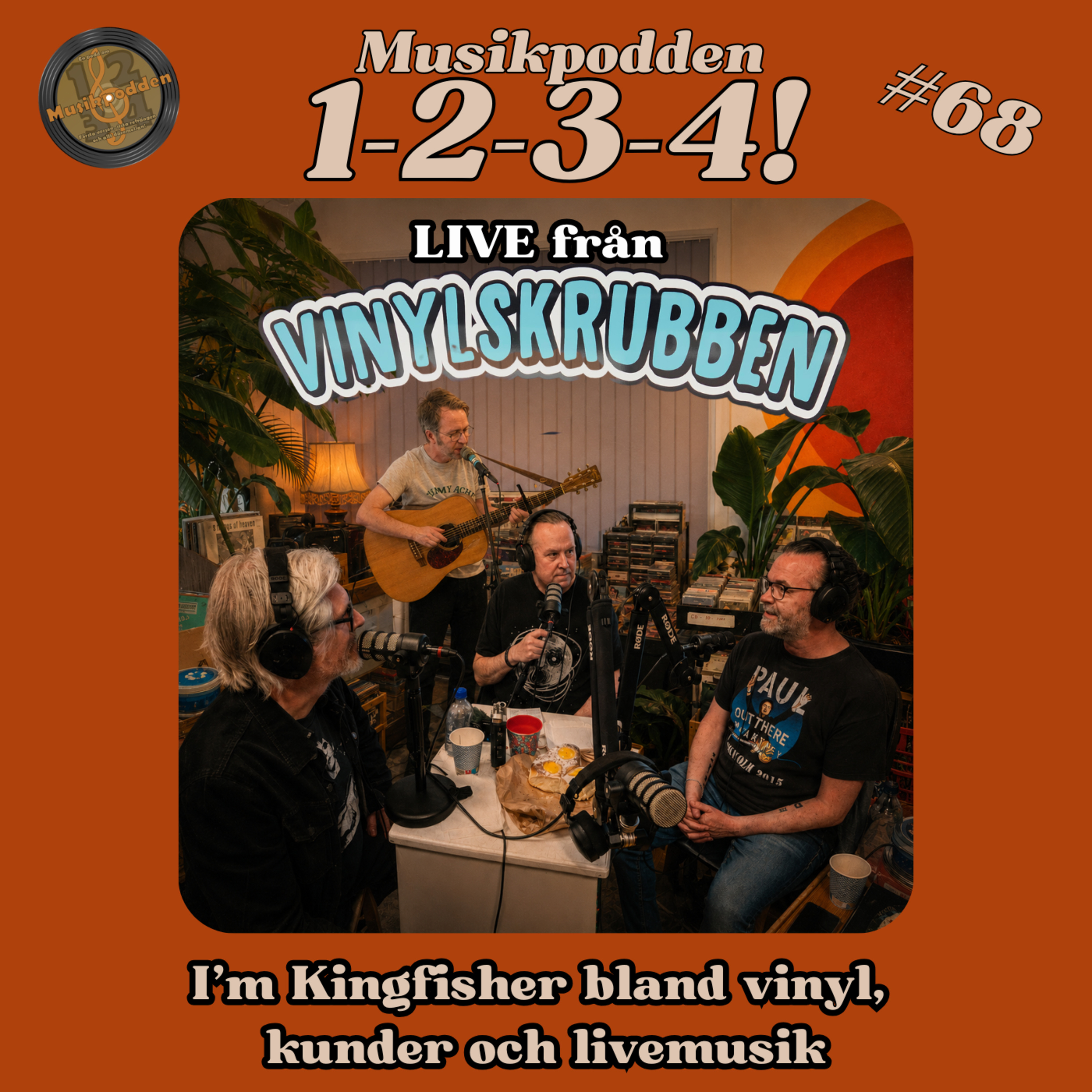#68 - Live från Vinylskrubben, I'm Kingfisher bland vinyl, kunder och livemusik episode artwork