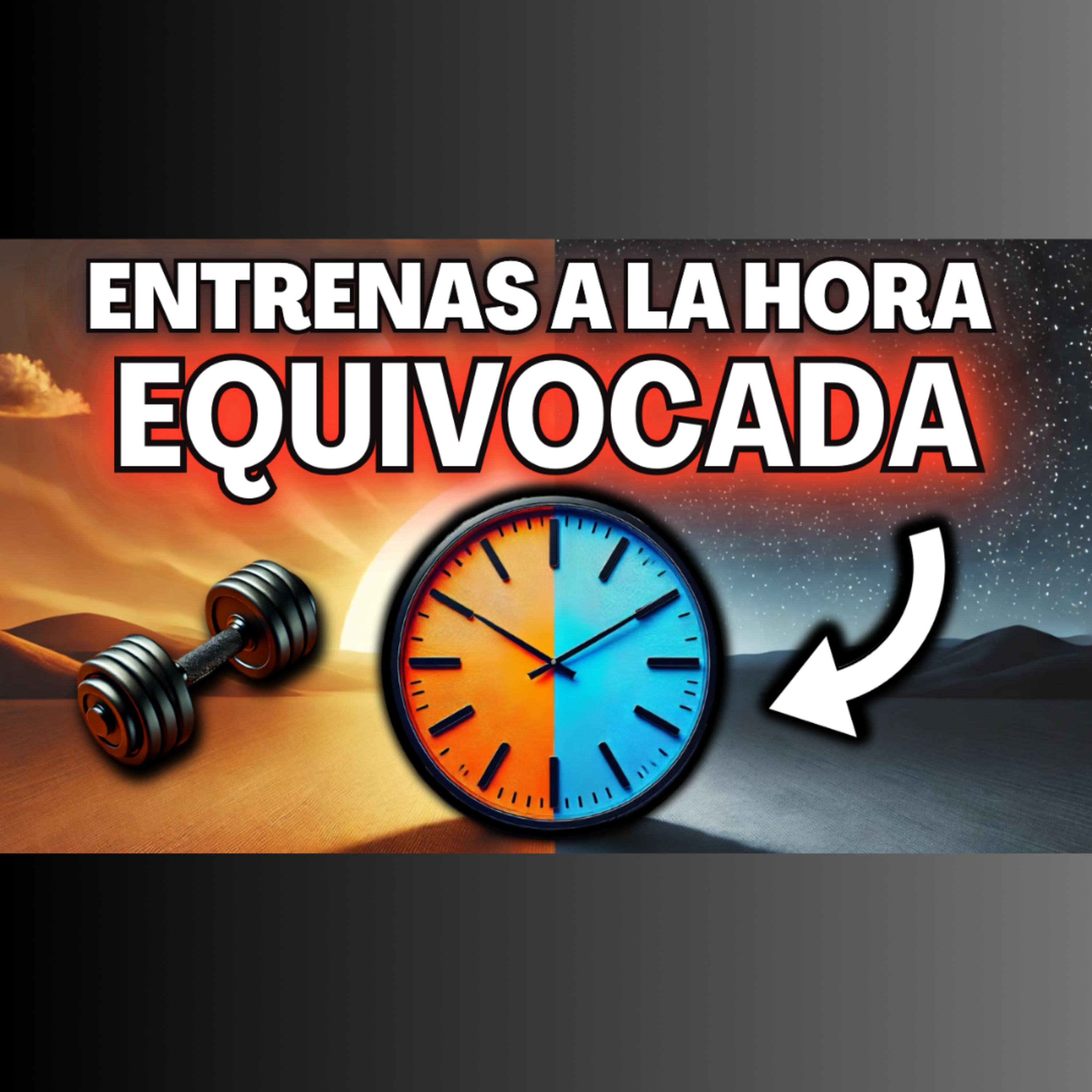 cover of episode 47. ENTRENAR por la MAÑANA o la NOCHE: ¡DESCUBRE la Respuesta DEFINITIVA!