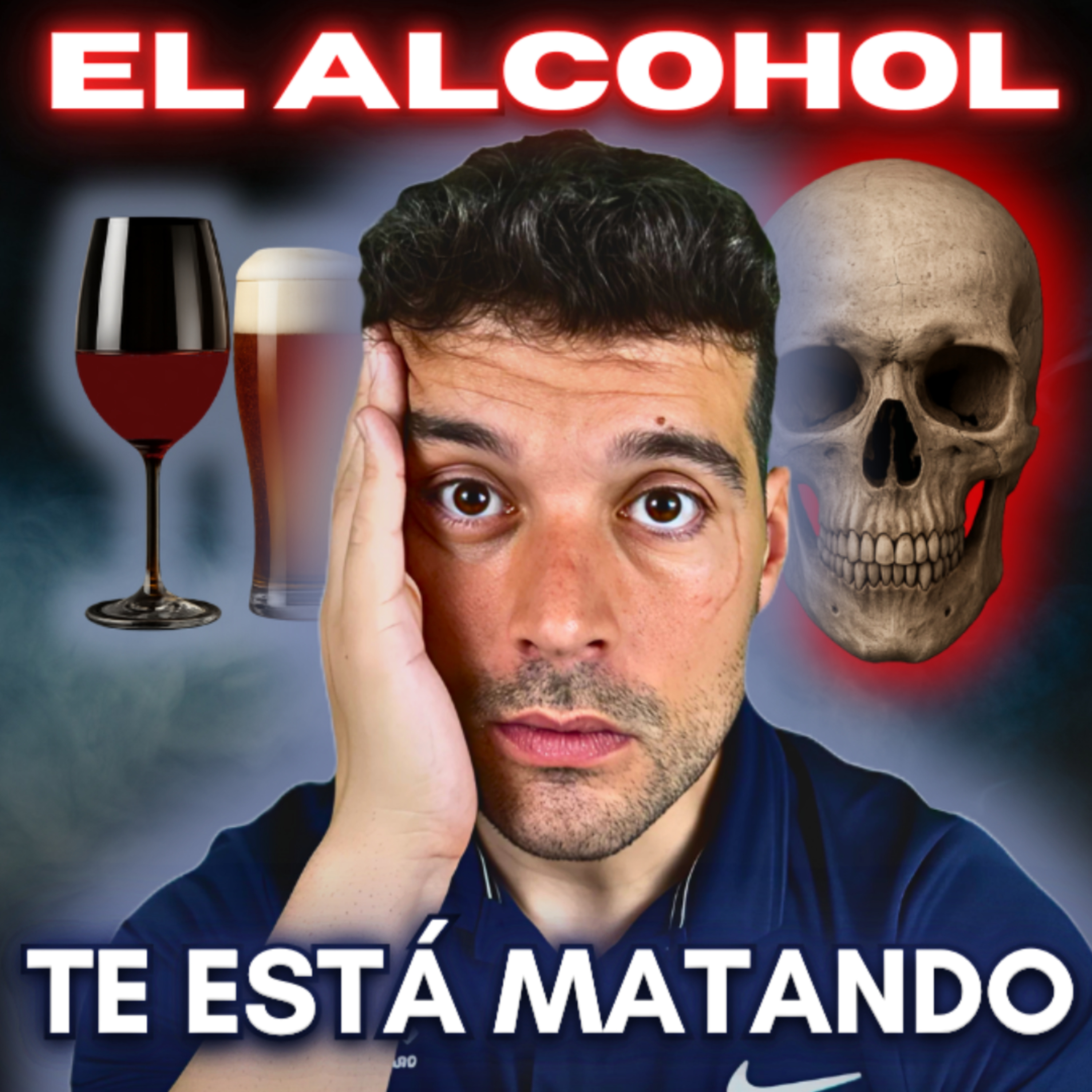 cover of episode 60. DEJA de beber alcohol HOY: así cambia tu cuerpo en 1 día, 1 mes y 1 año 🍷😱
