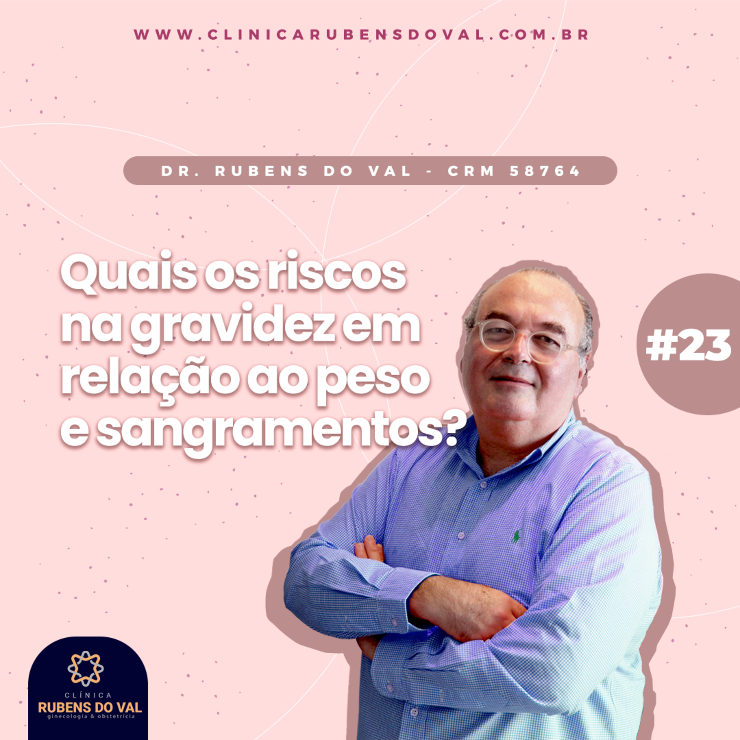 #23 - Quais os riscos na gravidez em relação ao peso e sangramentos? episode artwork