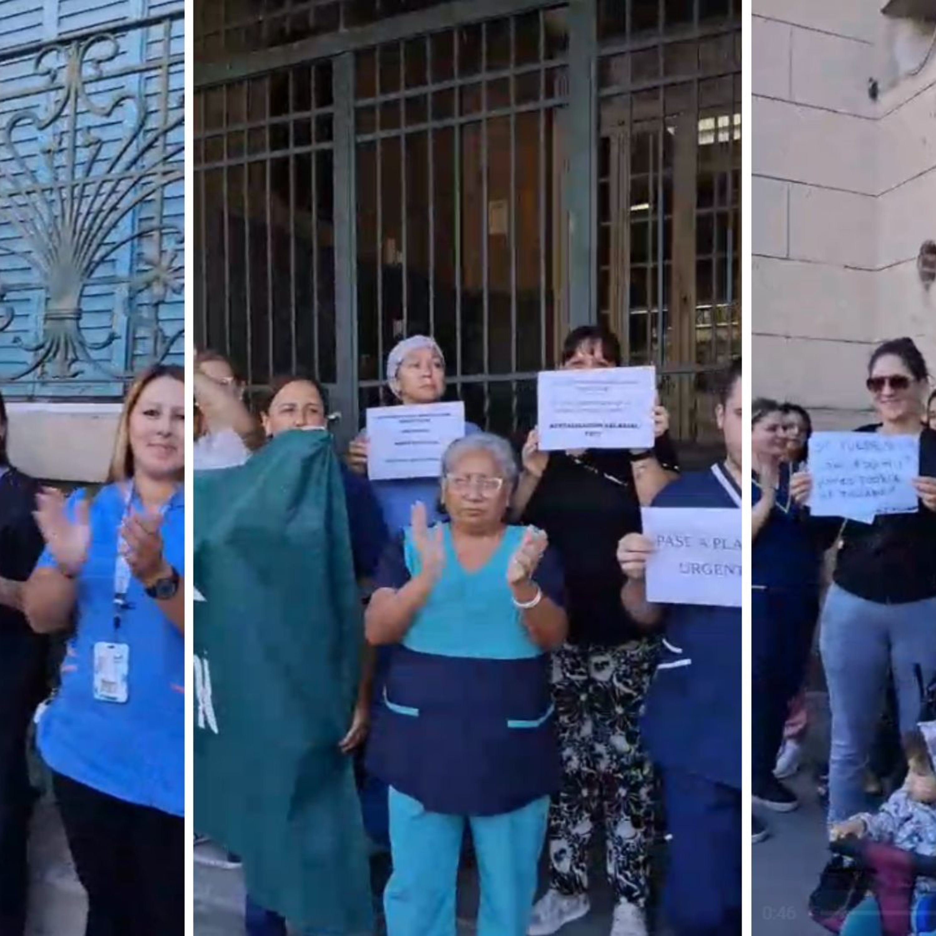 Nuevo abrazo solidario en el hospital Cullen: trabajadores de la salud reclamaron salarios dignos episode artwork