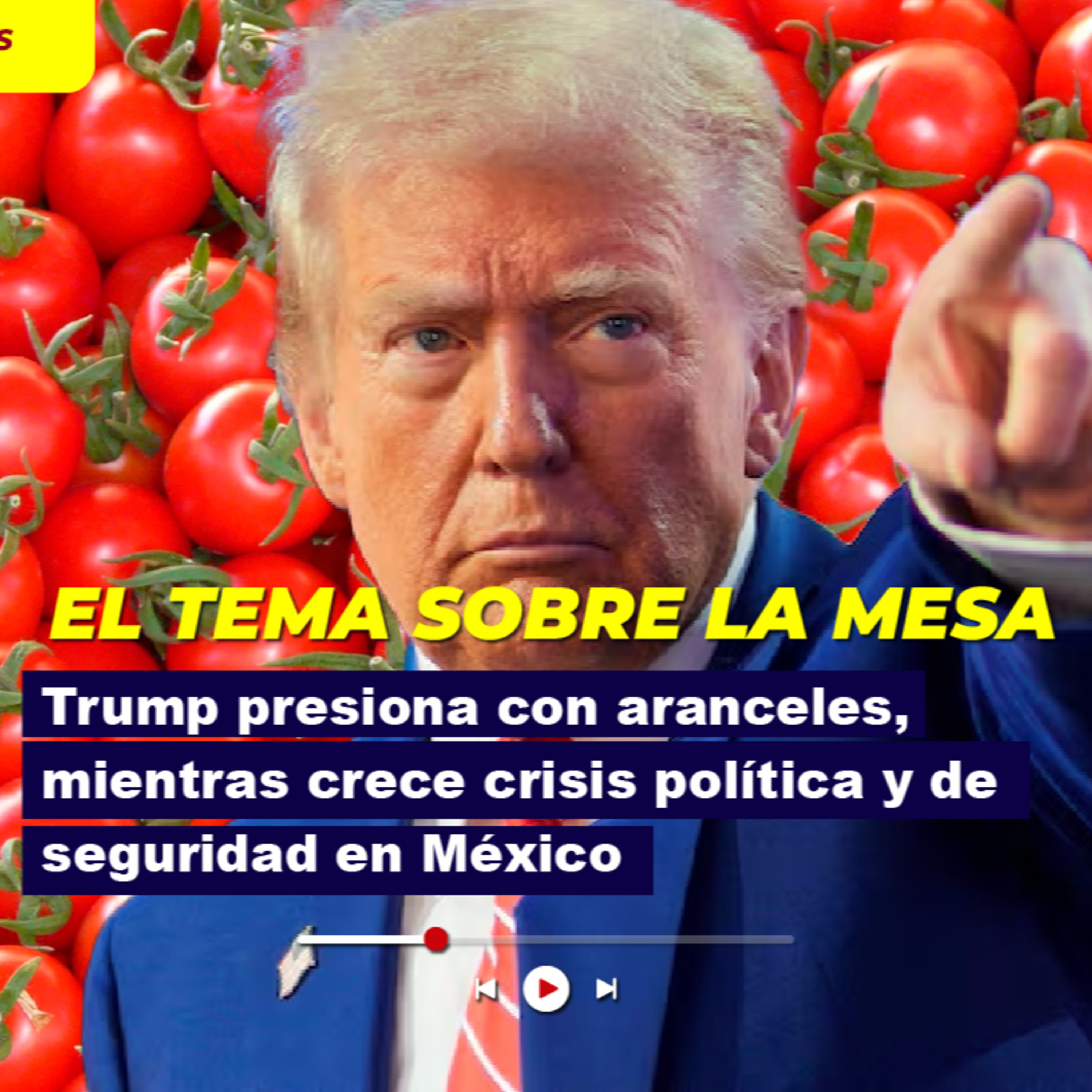 Trump presiona con aranceles, mientras crece crisis política y seguridad en México episode artwork