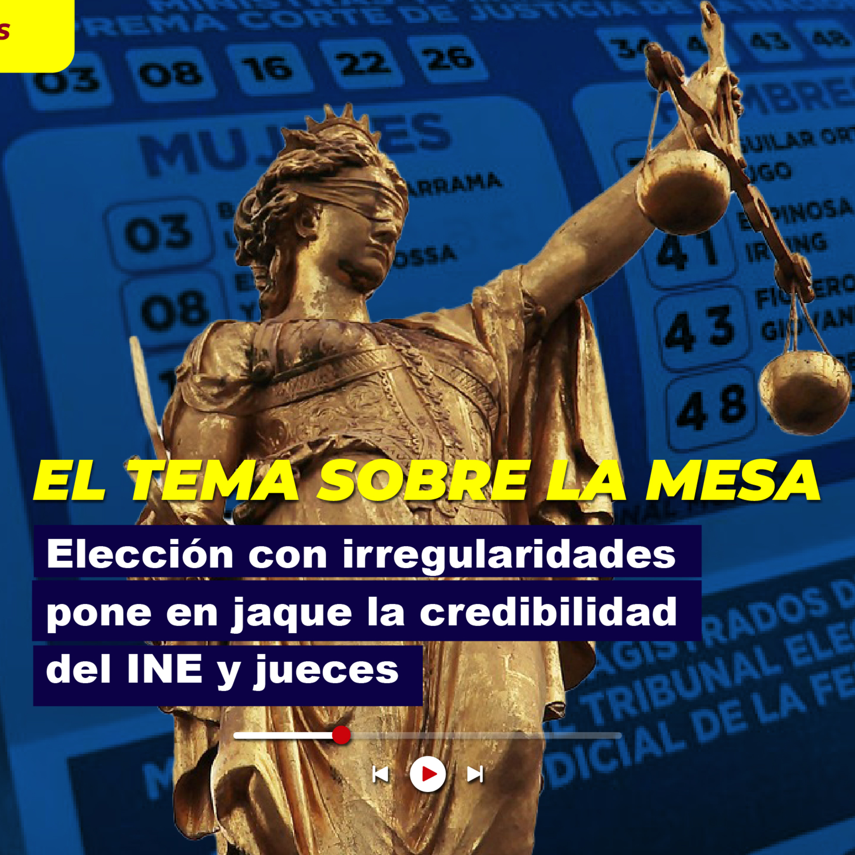 Elección con irregularidades pone en jaque la credibilidad del INE y jueces episode artwork