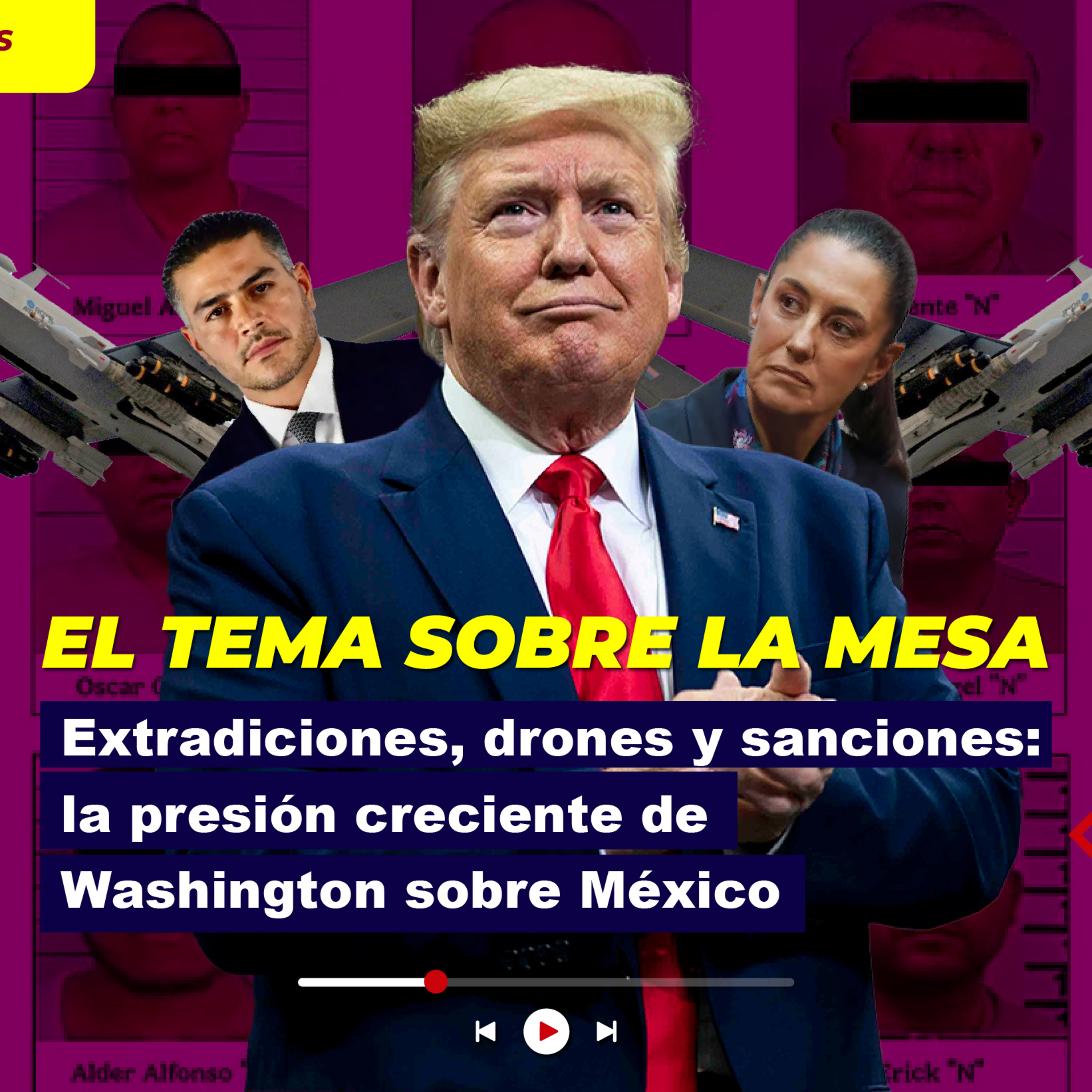 Extradiciones, drones y sanciones: la presión creciente de Washington sobre México episode artwork