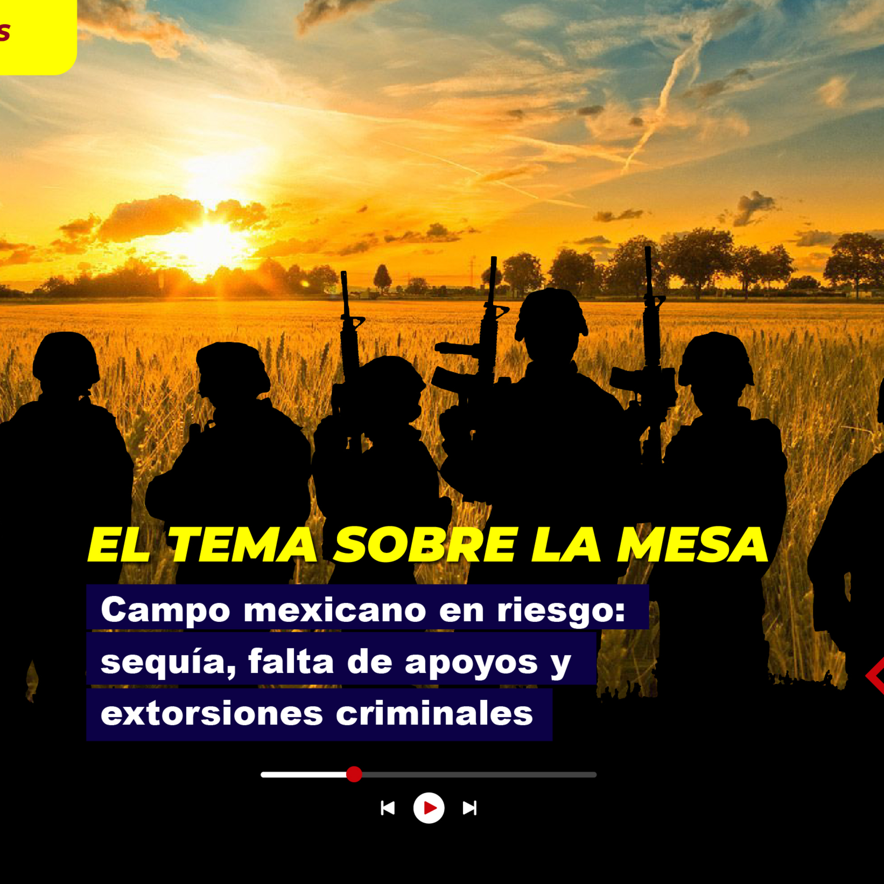 Campo mexicano en riesgo: sequía, falta de apoyos y extorsiones criminales episode artwork