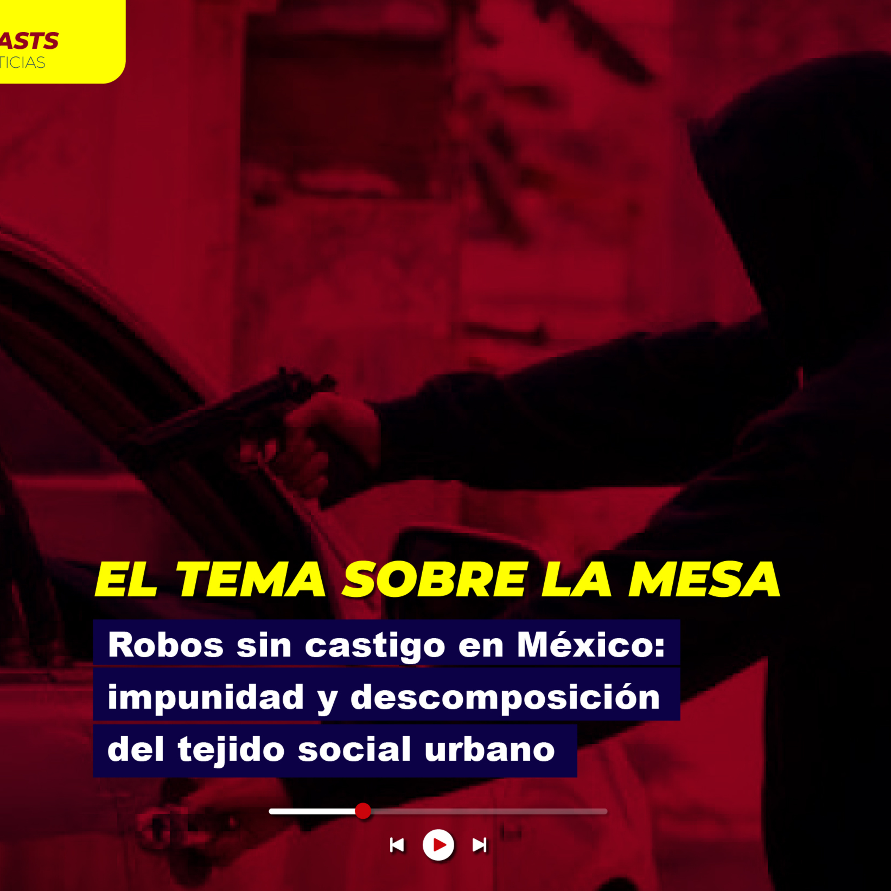 Robos sin castigo en México: impunidad y descomposición del tejido social urbano episode artwork
