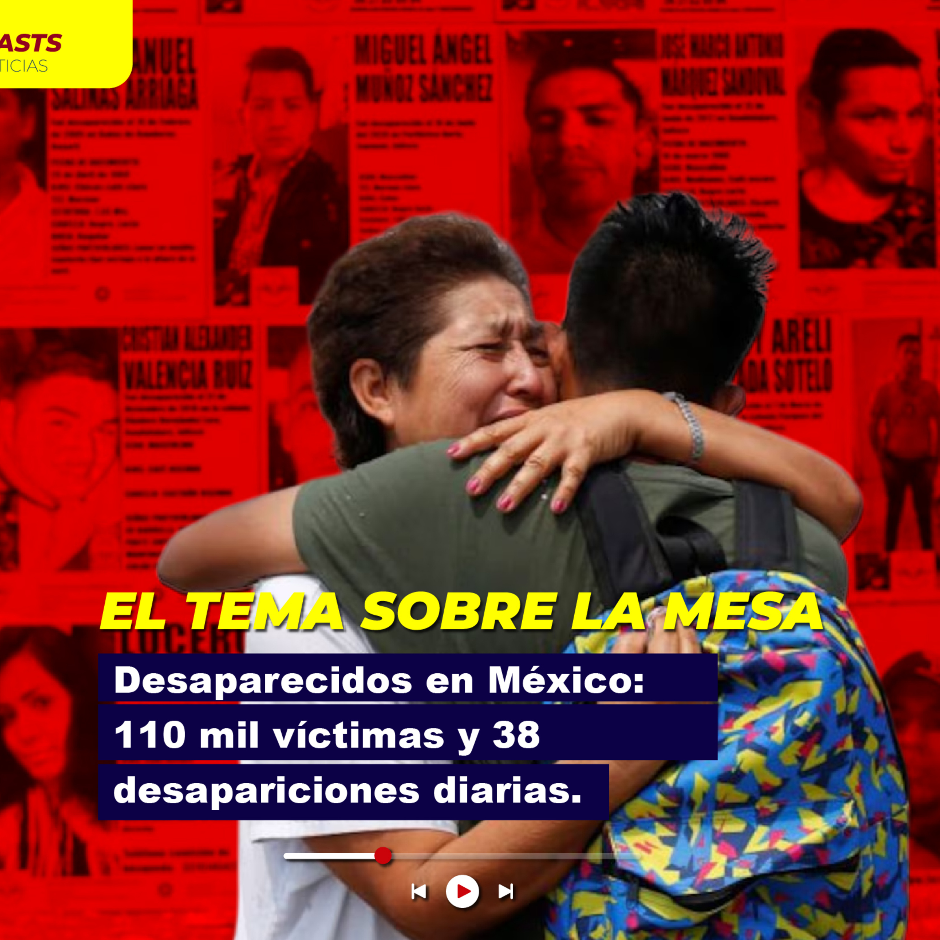 Desaparecidos en México: 110 mil víctimas, crisis humanitaria y promesas incumplidas episode artwork
