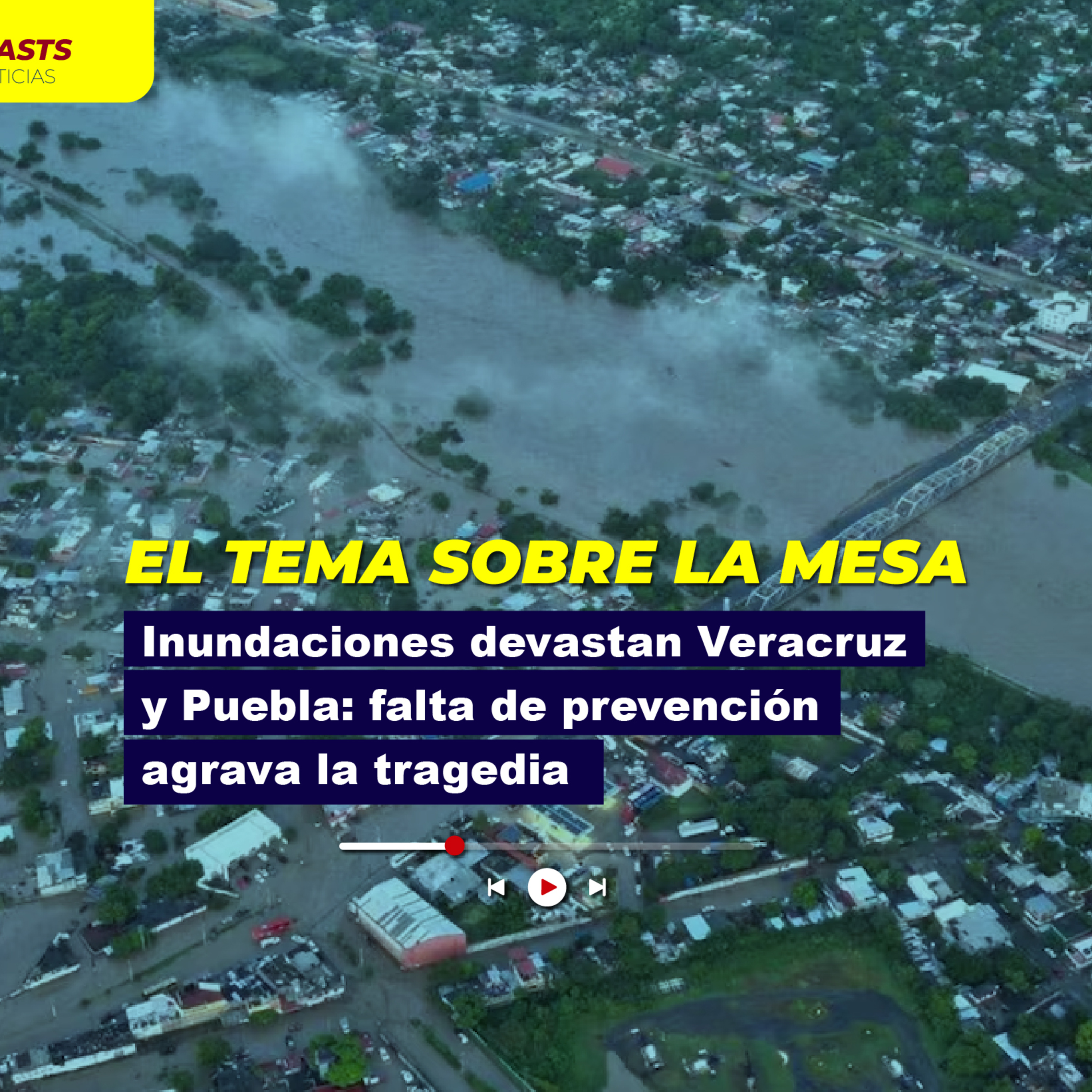 Inundaciones devastan Veracruz y Puebla: falta de prevención agrava la tragedia episode artwork