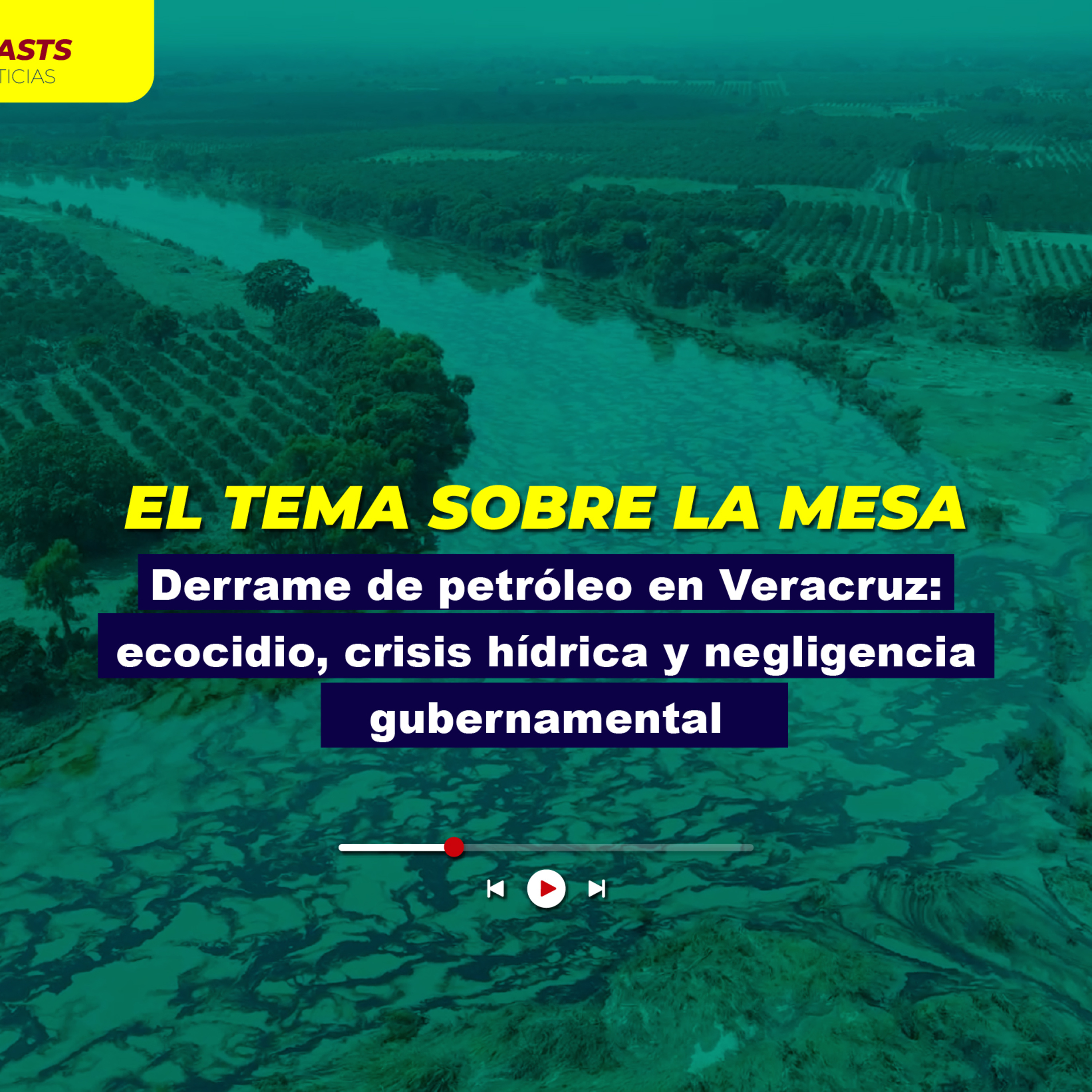 Derrame de petróleo en Veracruz: ecocidio, crisis hídrica y negligencia gubernamental episode artwork