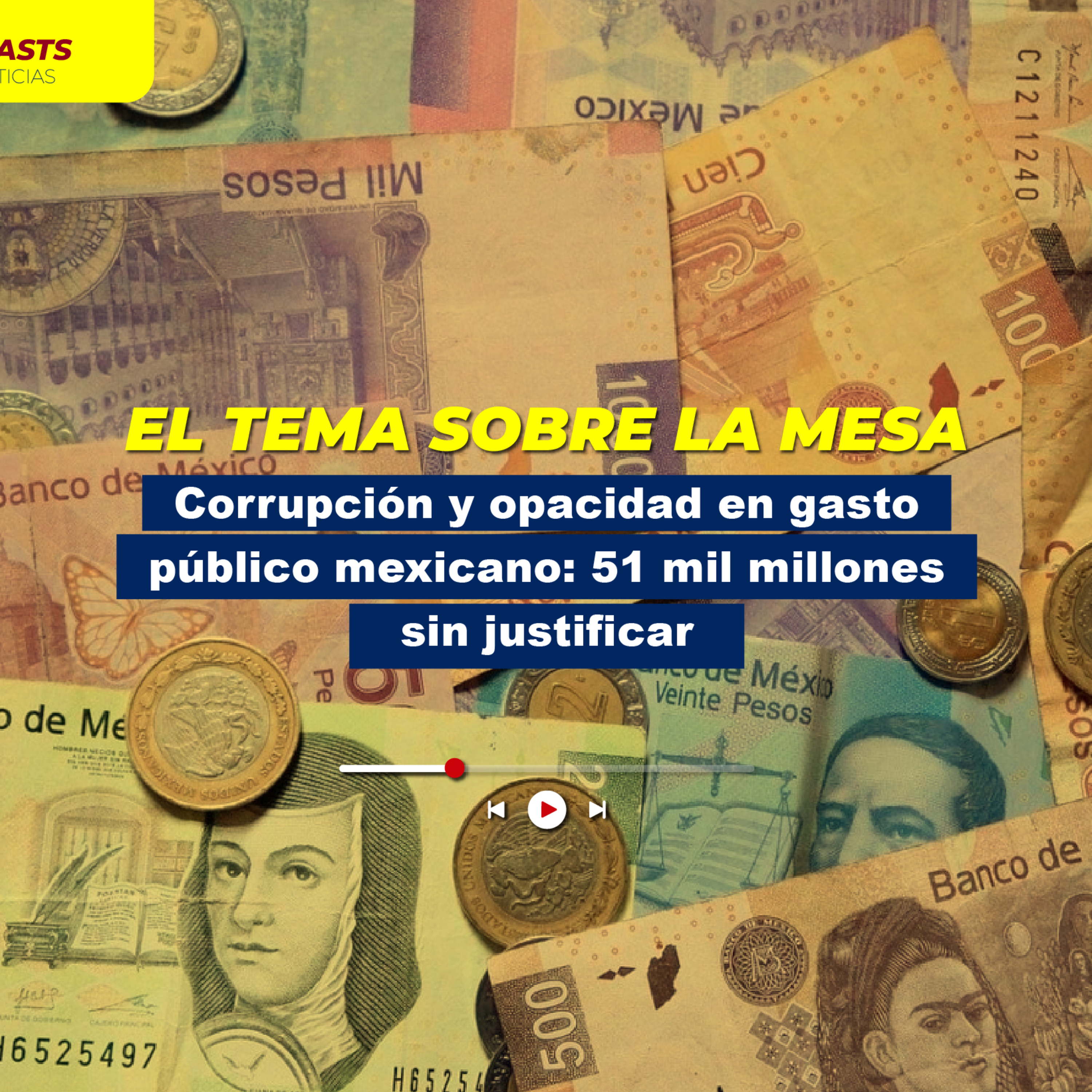 Corrupción y opacidad en gasto público mexicano: 51 mil millones sin justificar episode artwork
