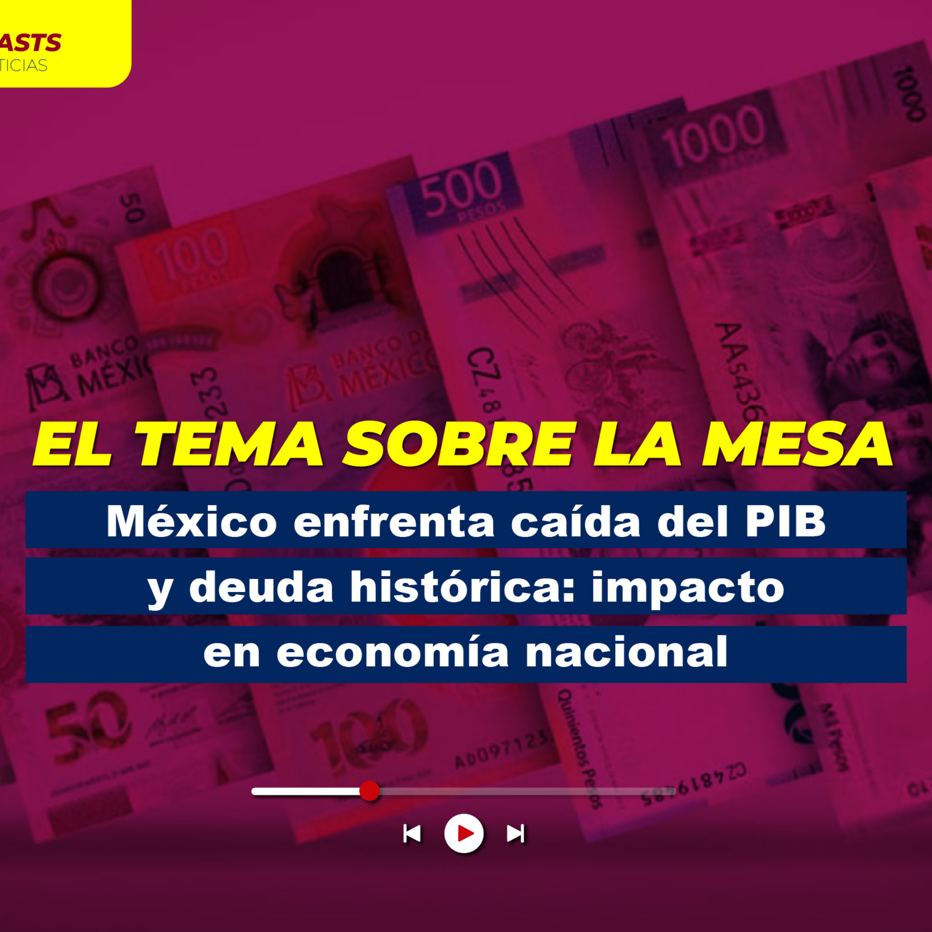 México enfrenta caída del PIB y deuda histórica: impacto en economía nacional episode artwork