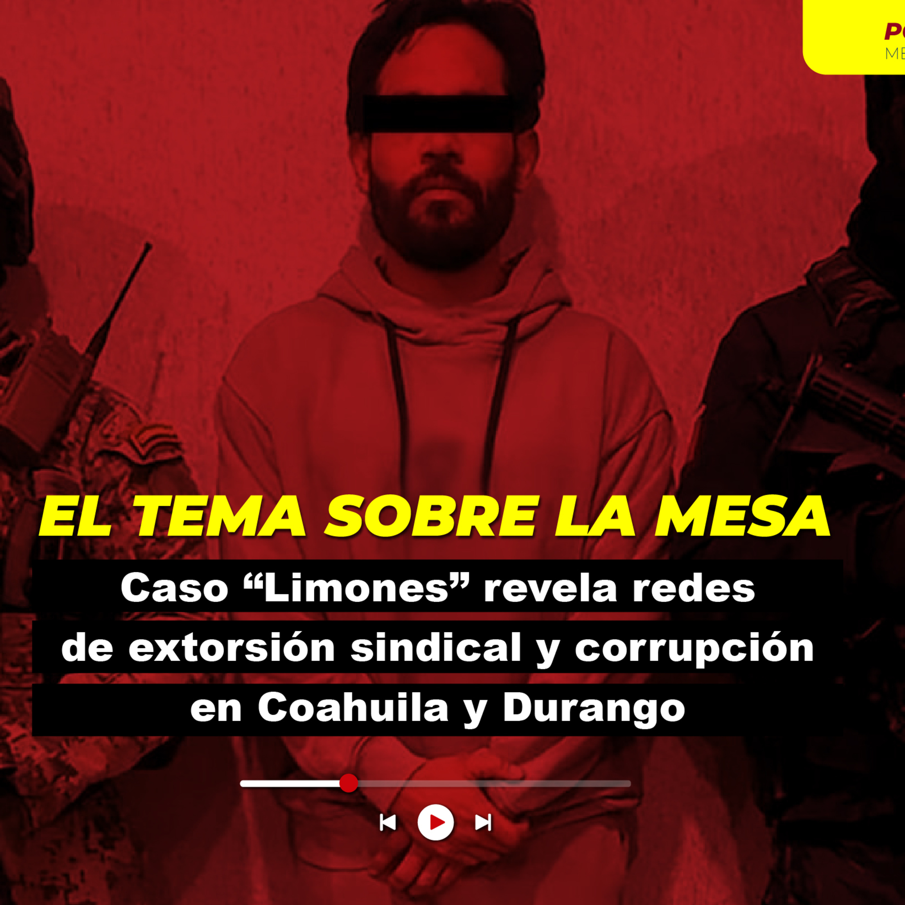 Caso Limones revela redes de extorsión sindical y corrupción en Coahuila y Durango episode artwork