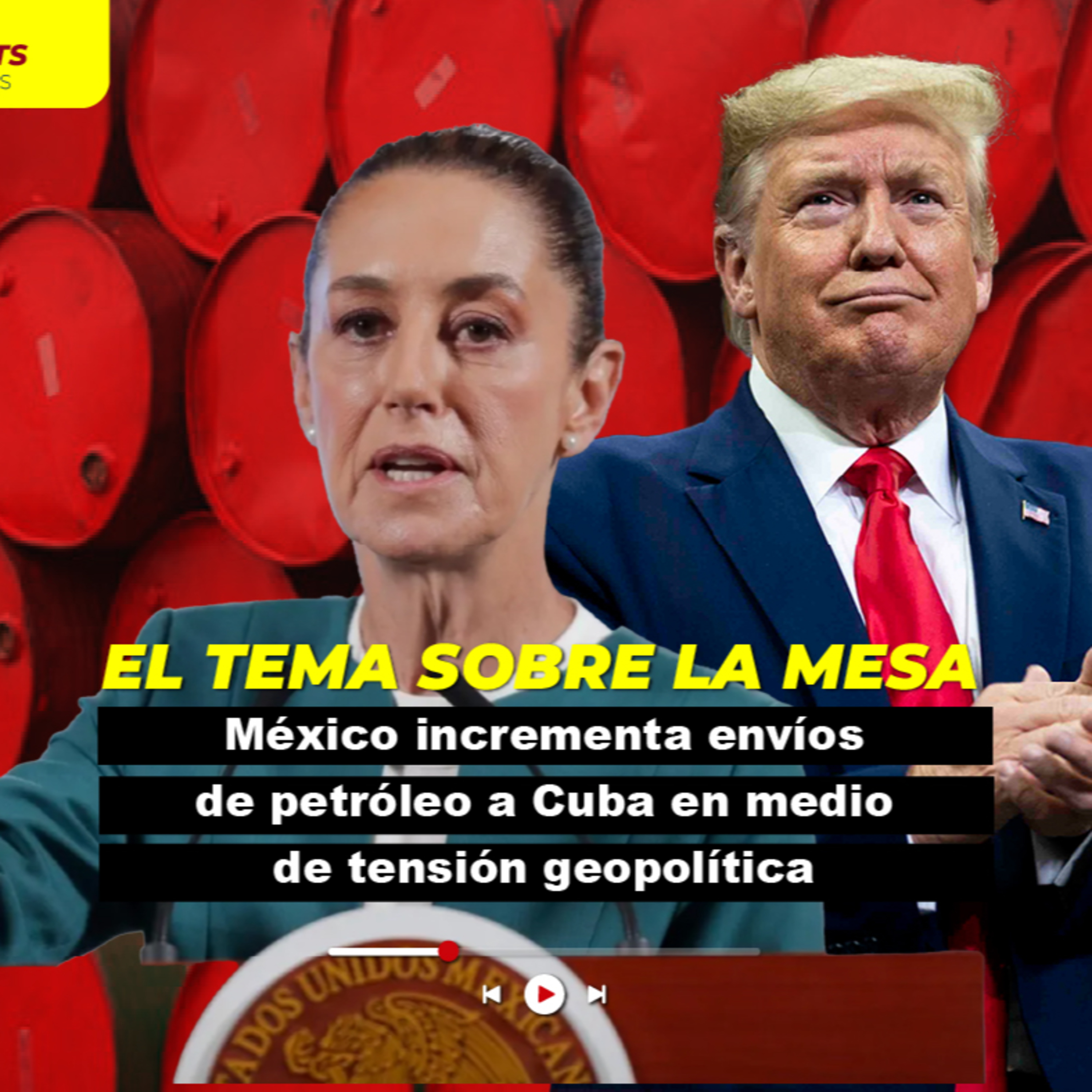 México incrementa envíos de petróleo a Cuba en medio de tensión geopolítica