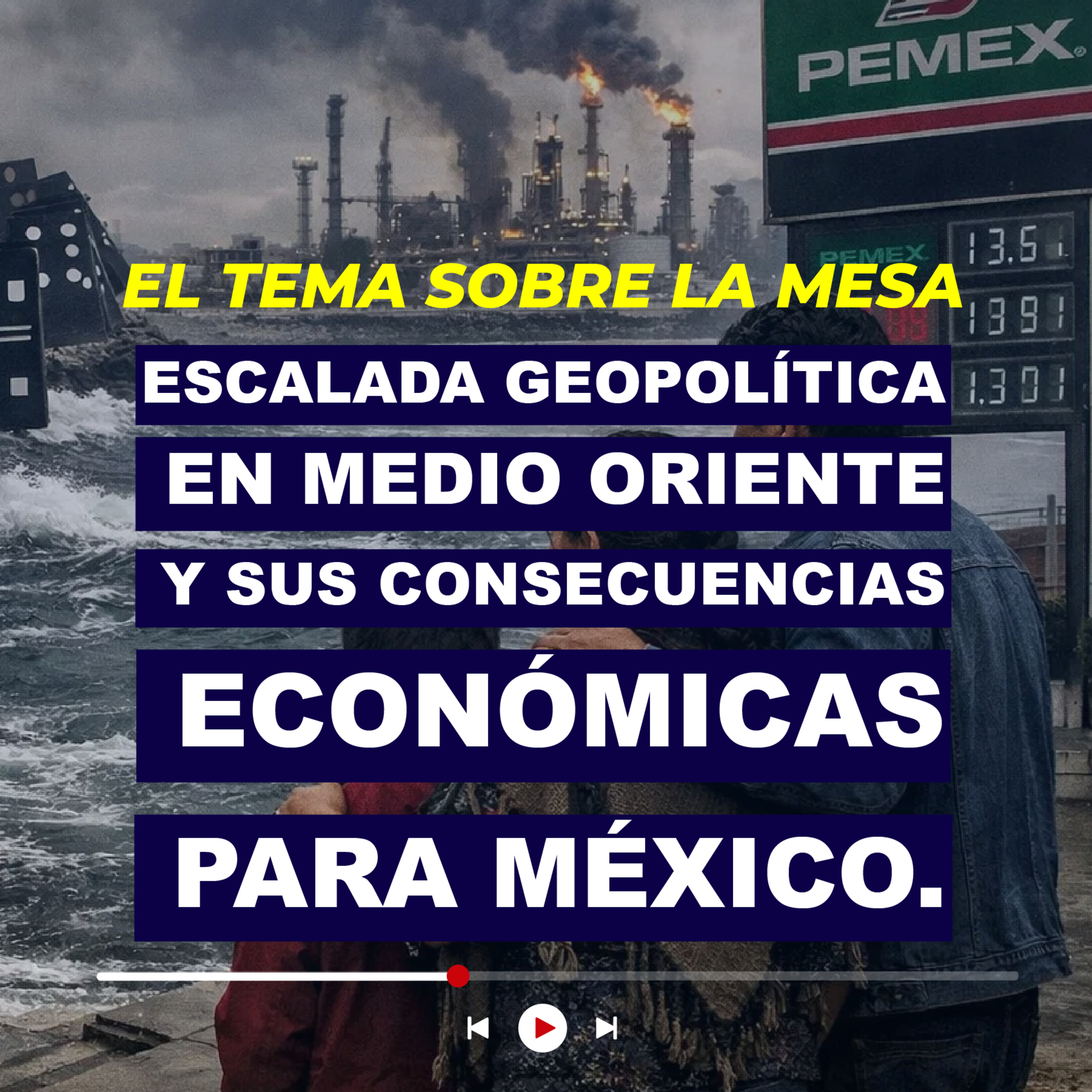 Escalada geopolítica en Medio Oriente y sus consecuencias económicas para México. episode artwork