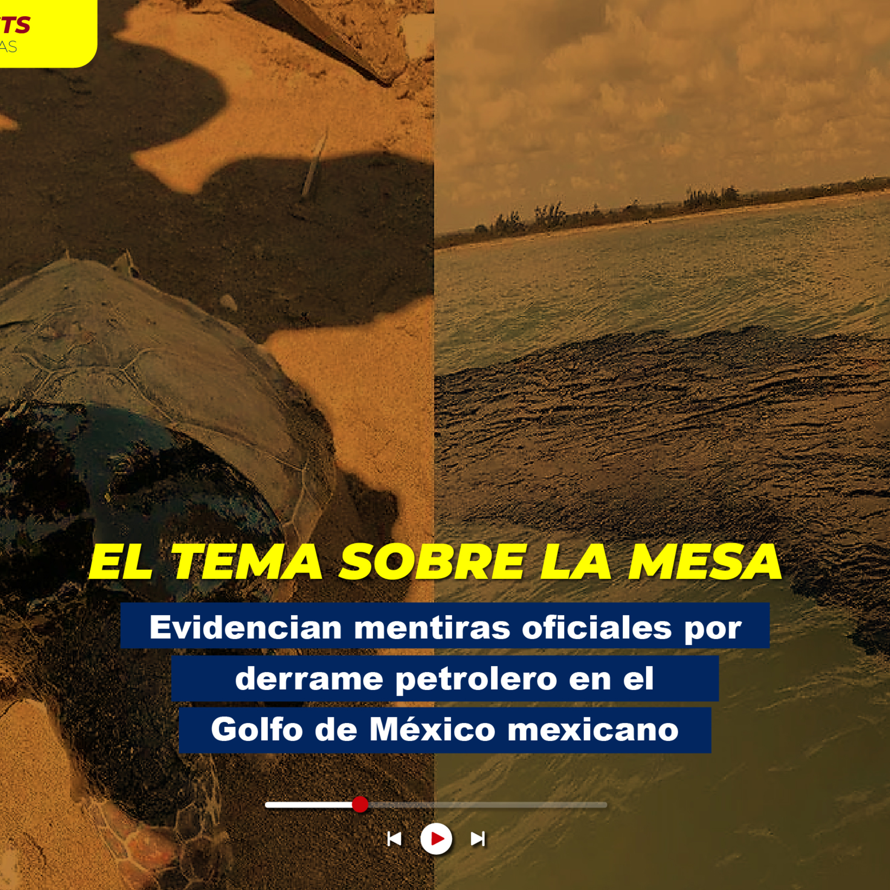 Evidencian mentiras oficiales por derrame petrolero en el Golfo de México mexicano episode artwork