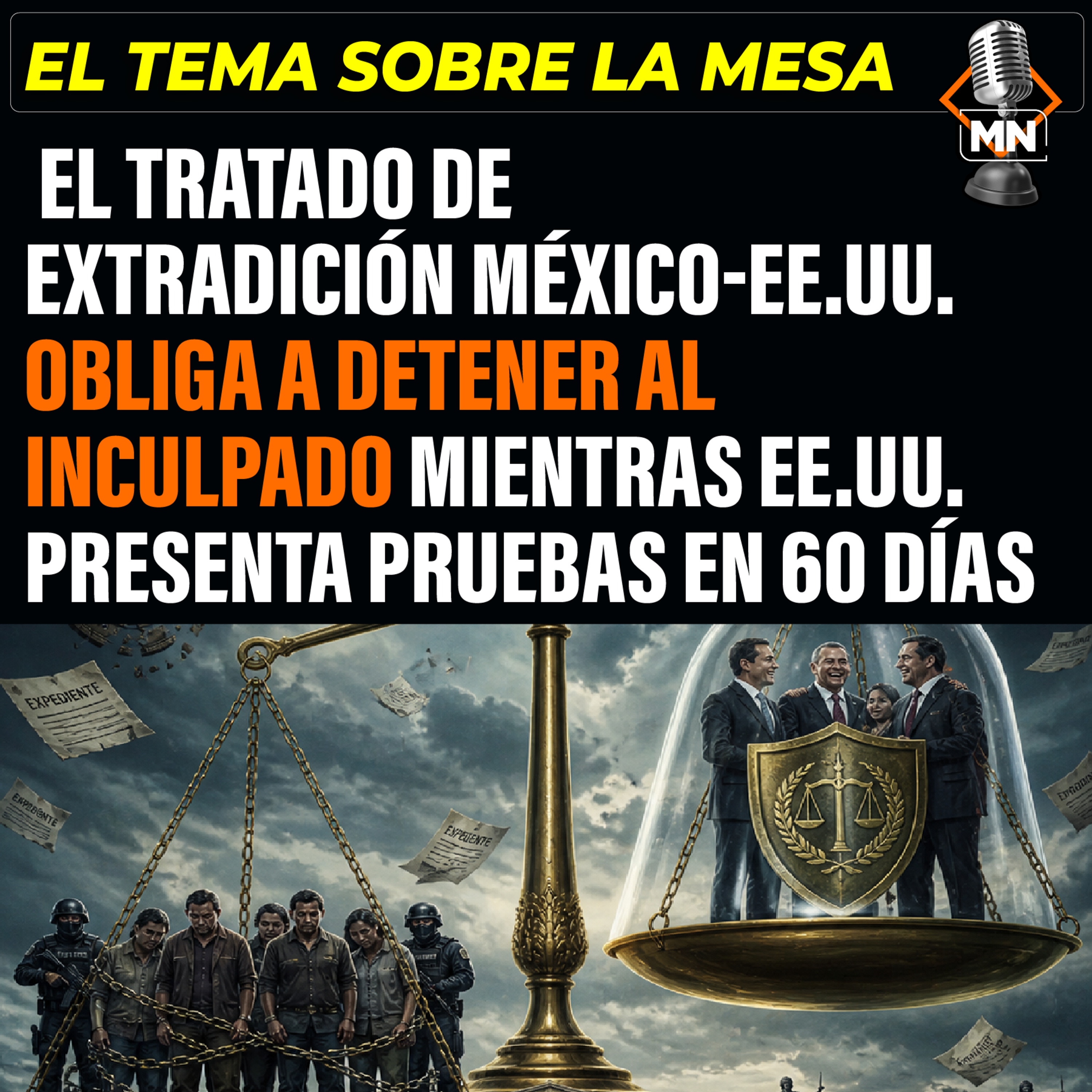 El tratado de extradición México-EE.UU. obliga a detener al inculpado mientras EE.UU. presenta pruebas en 60 días episode artwork