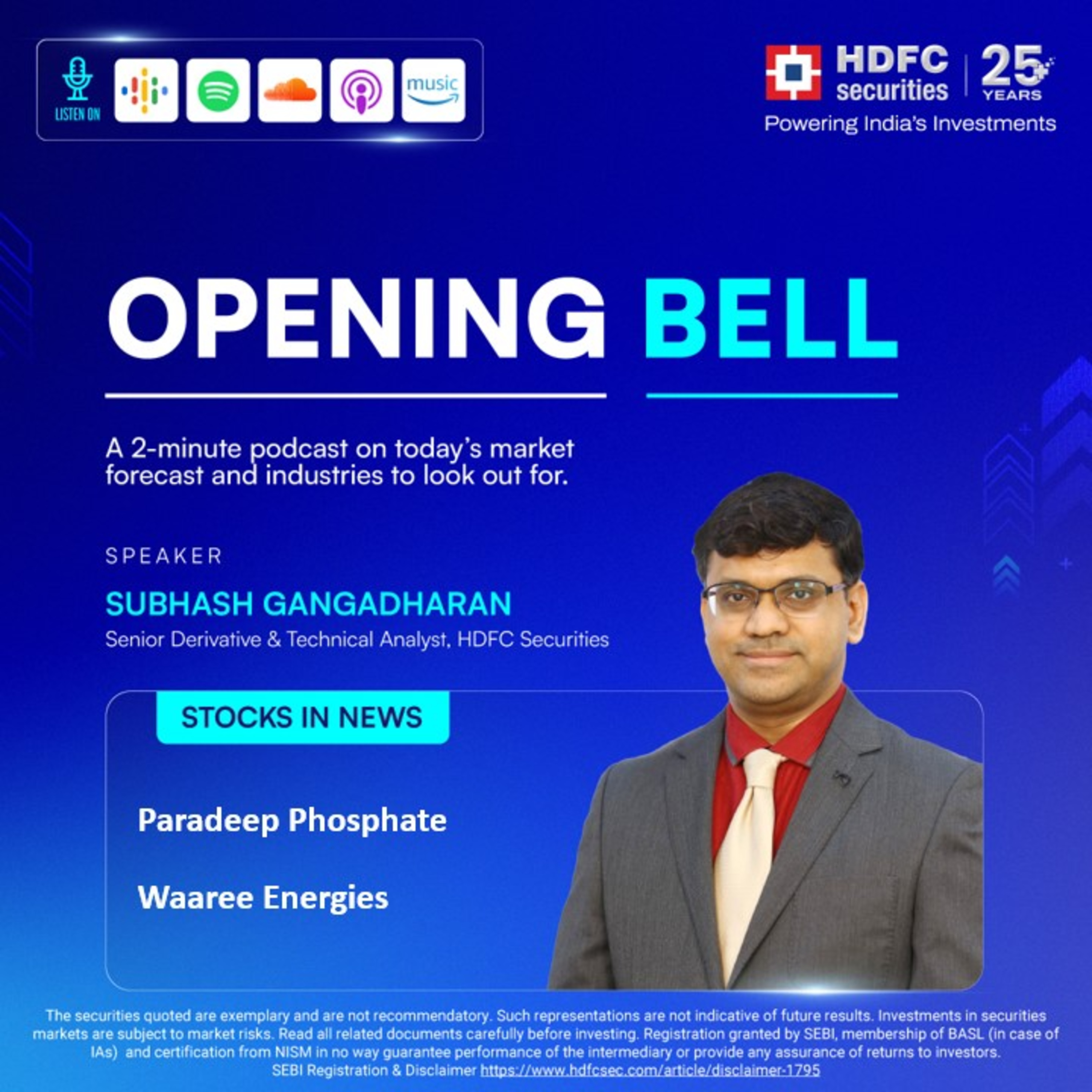 Opening Bell - 29 / 07 / 25