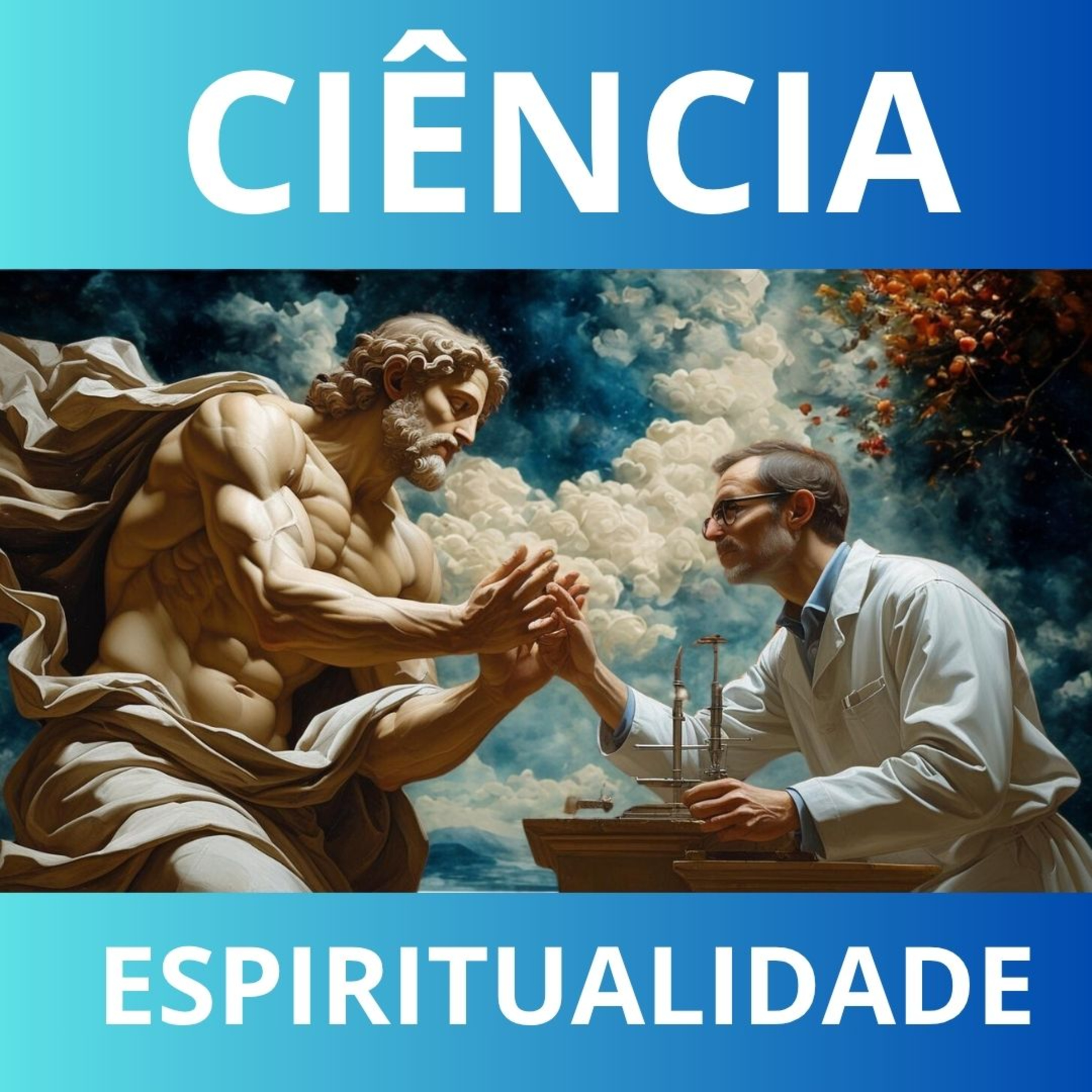Título: "Ciência e Espiritualidade: A Busca pelo Equilíbrio entre Razão e Fé" episode artwork