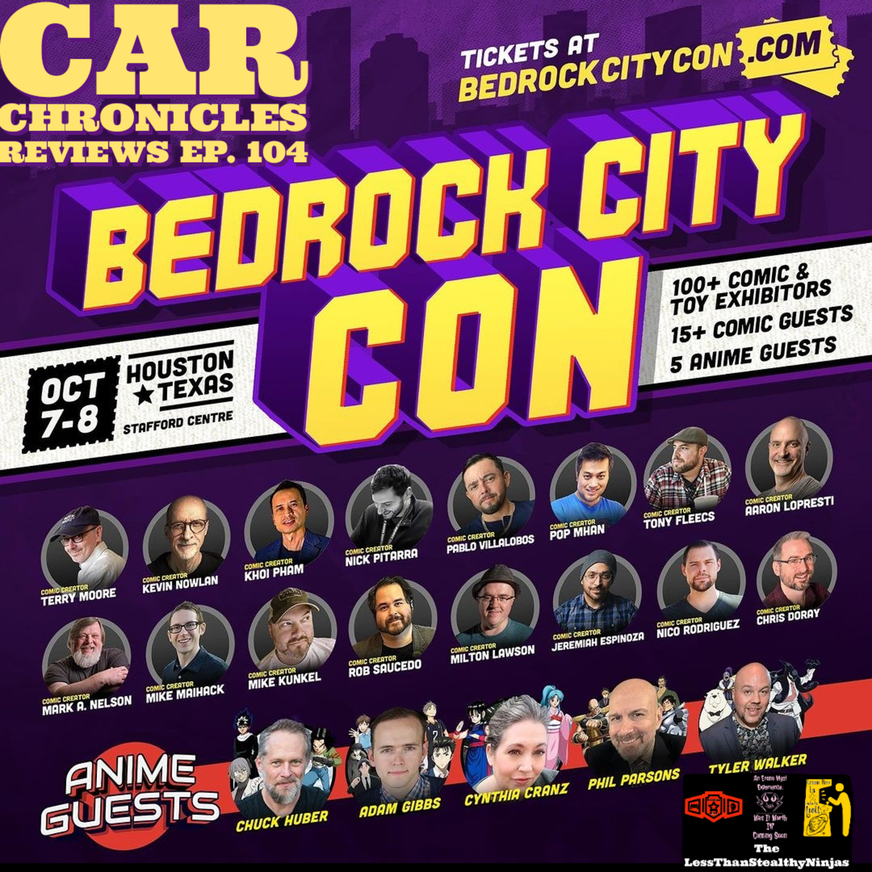 Car Chronicles Reviews Ep. 104 - Bedrock City Con episode artwork