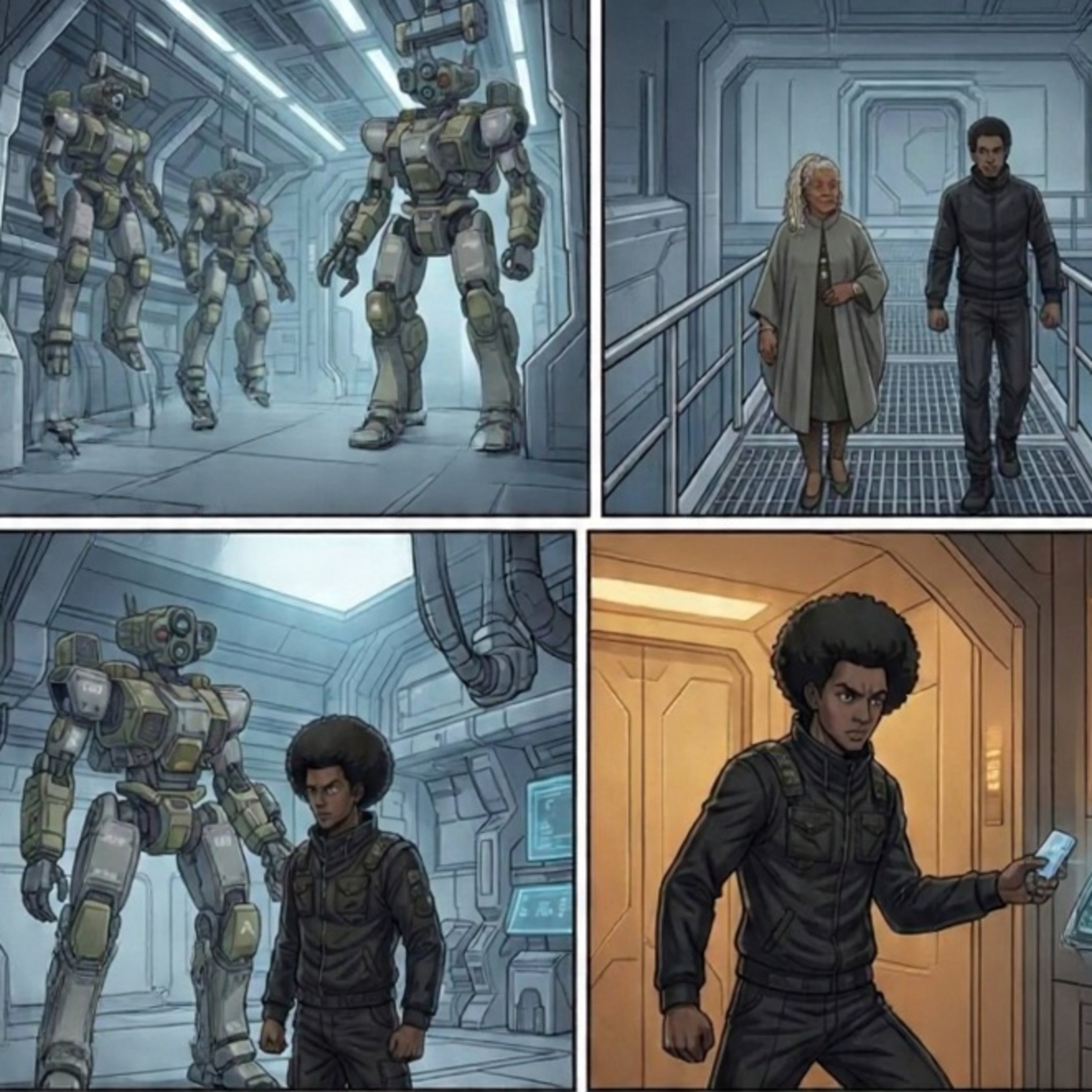 THE PARKERS : The Age of Synthetic Dawn Episode 3: The Vanguard Calibration エピソード 3：ヴァンガードの調整 episode artwork