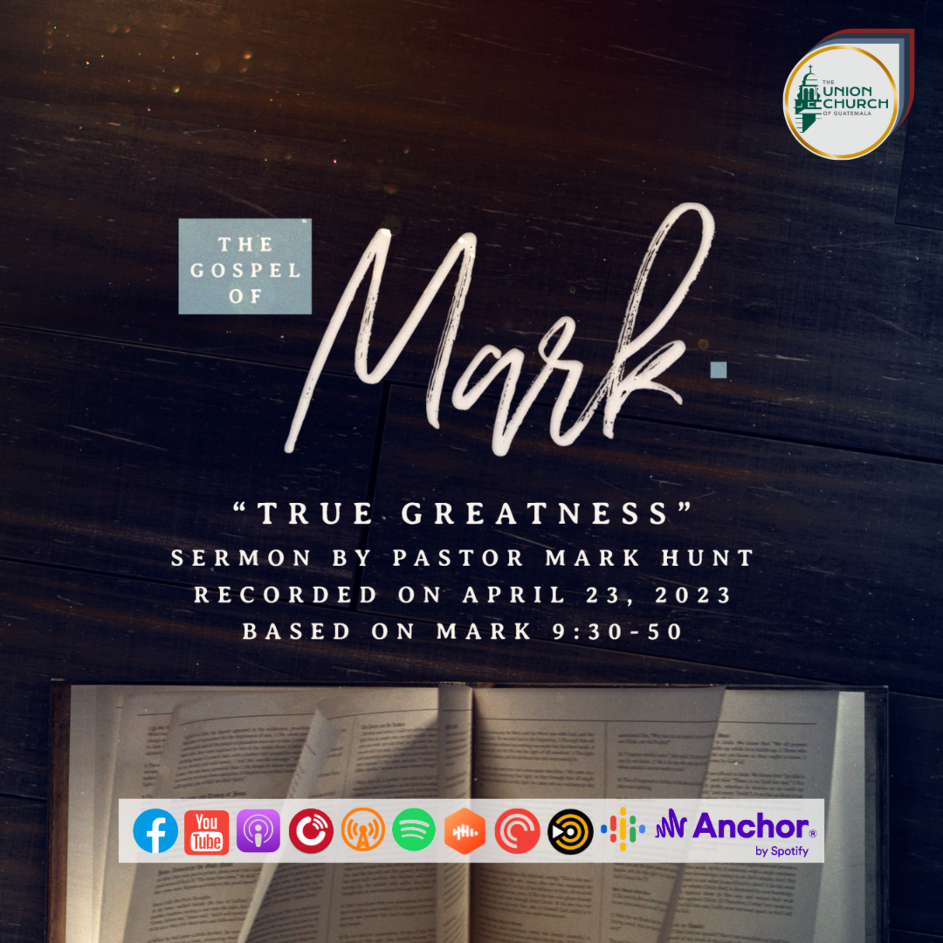 "True Greatness" Sermon Based on Mark 9:30-50 (Recorded on April 23, 2023) episode artwork
