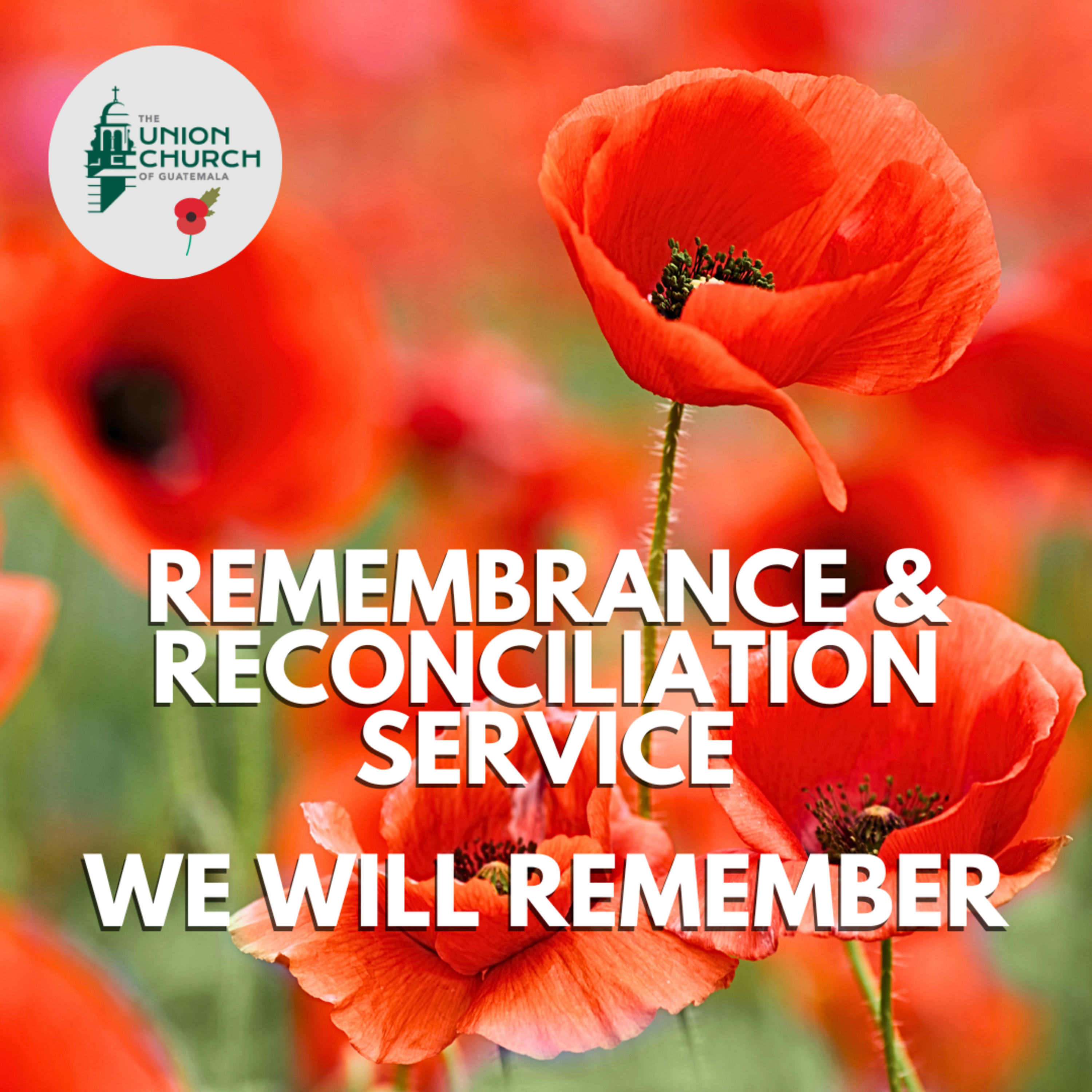 "We will Remember", Sermon Recorded on November 10, 2024, for our Remembrance & Reconciliation Service episode artwork