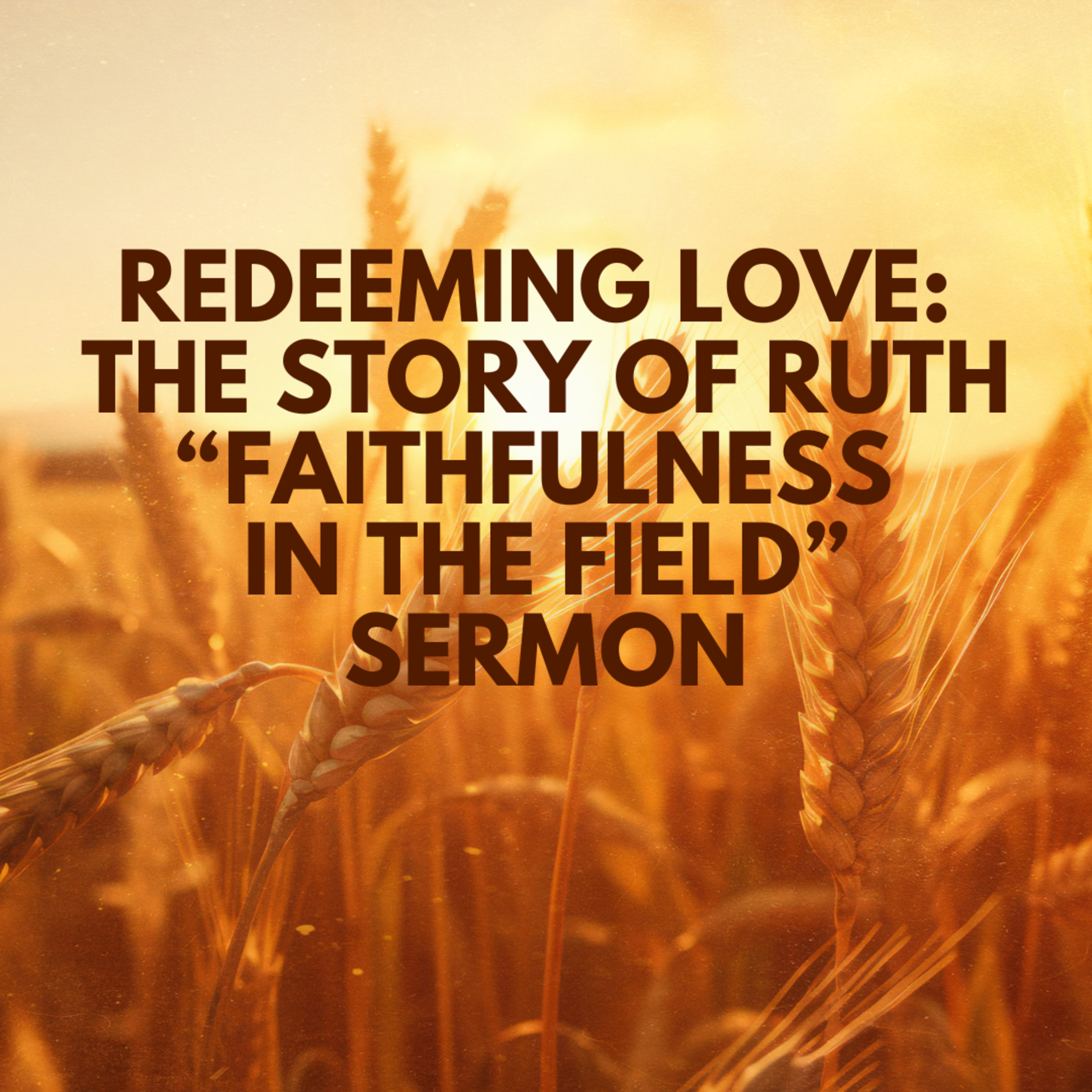 "Redeeming Love: The Story of Ruth (Faithfulness in the Field)" Sermon by Pastor Mark Hunt Recorded on September 14, 2025 episode artwork