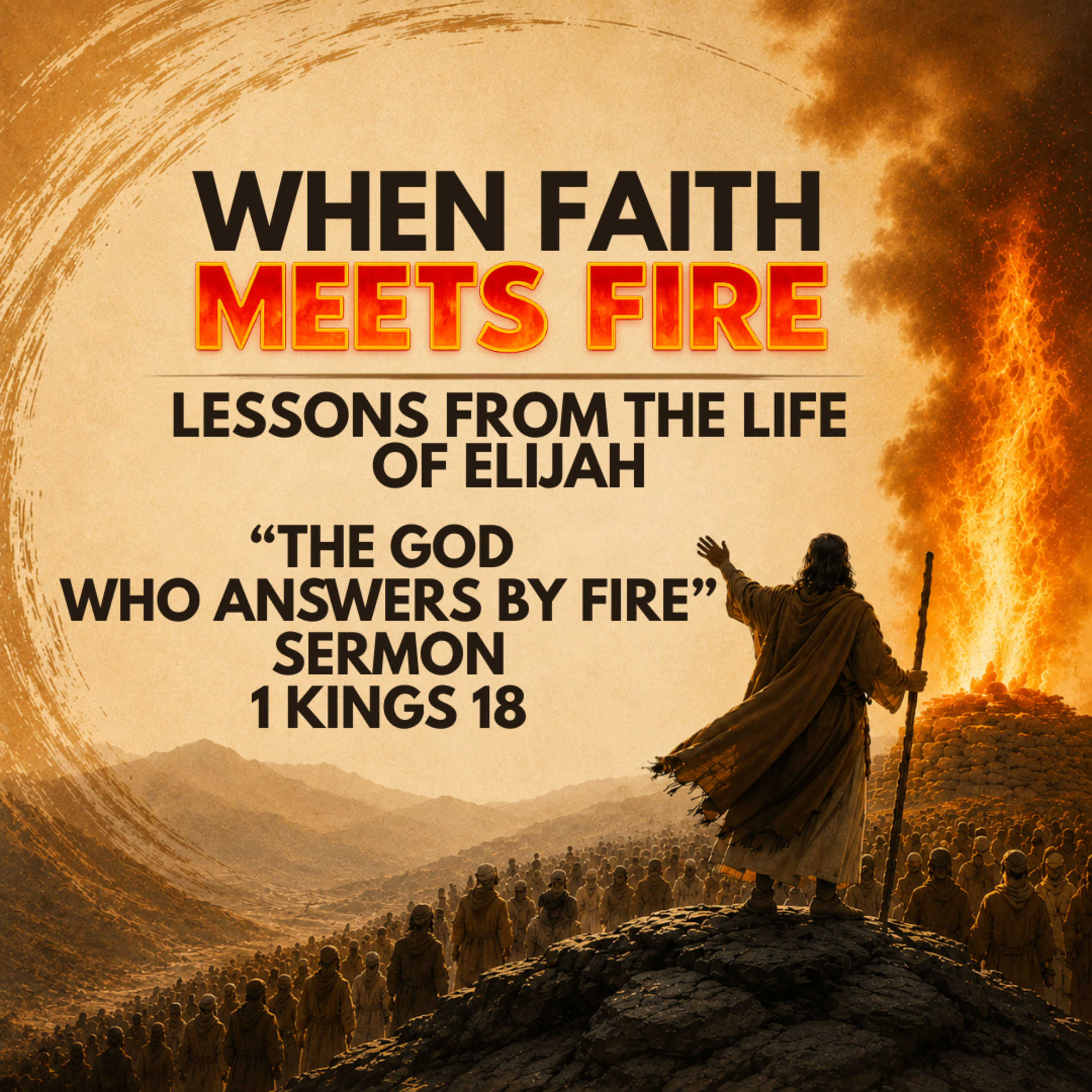 "When Faith Meets Fire: Elijah The God who Answers by Fire" Sermon by Mark Hunt Recorded on August 16, 2026 episode artwork