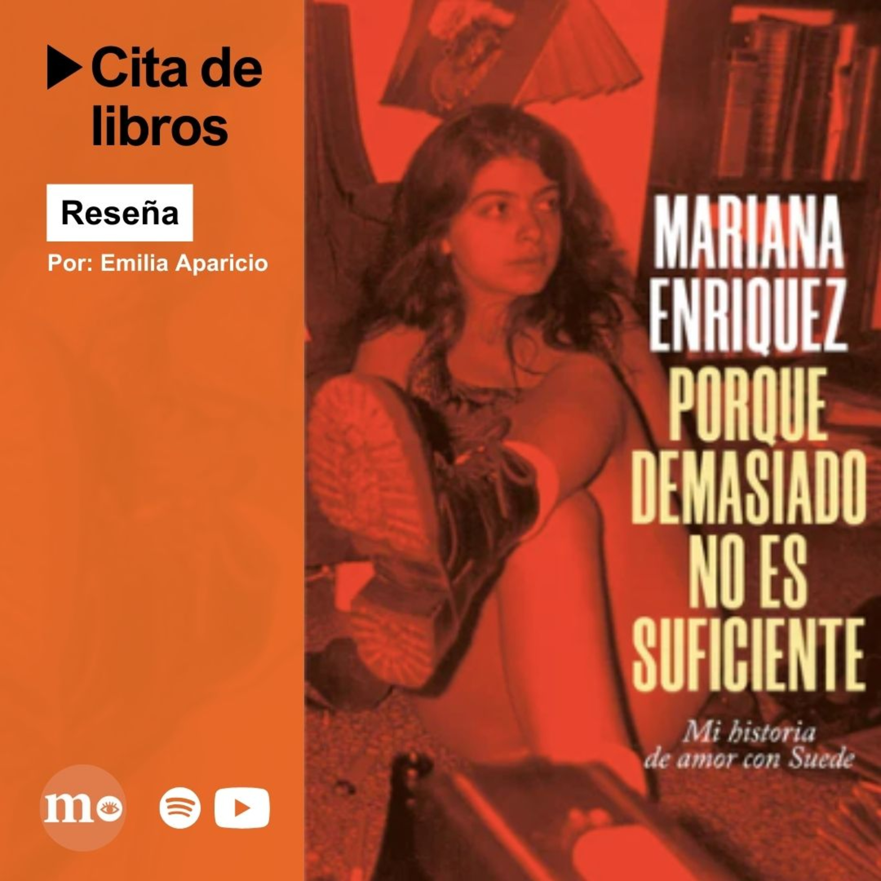 "Porque demasiado no es suficiente": la historia de amor de Mariana Enriquez con Suede episode artwork