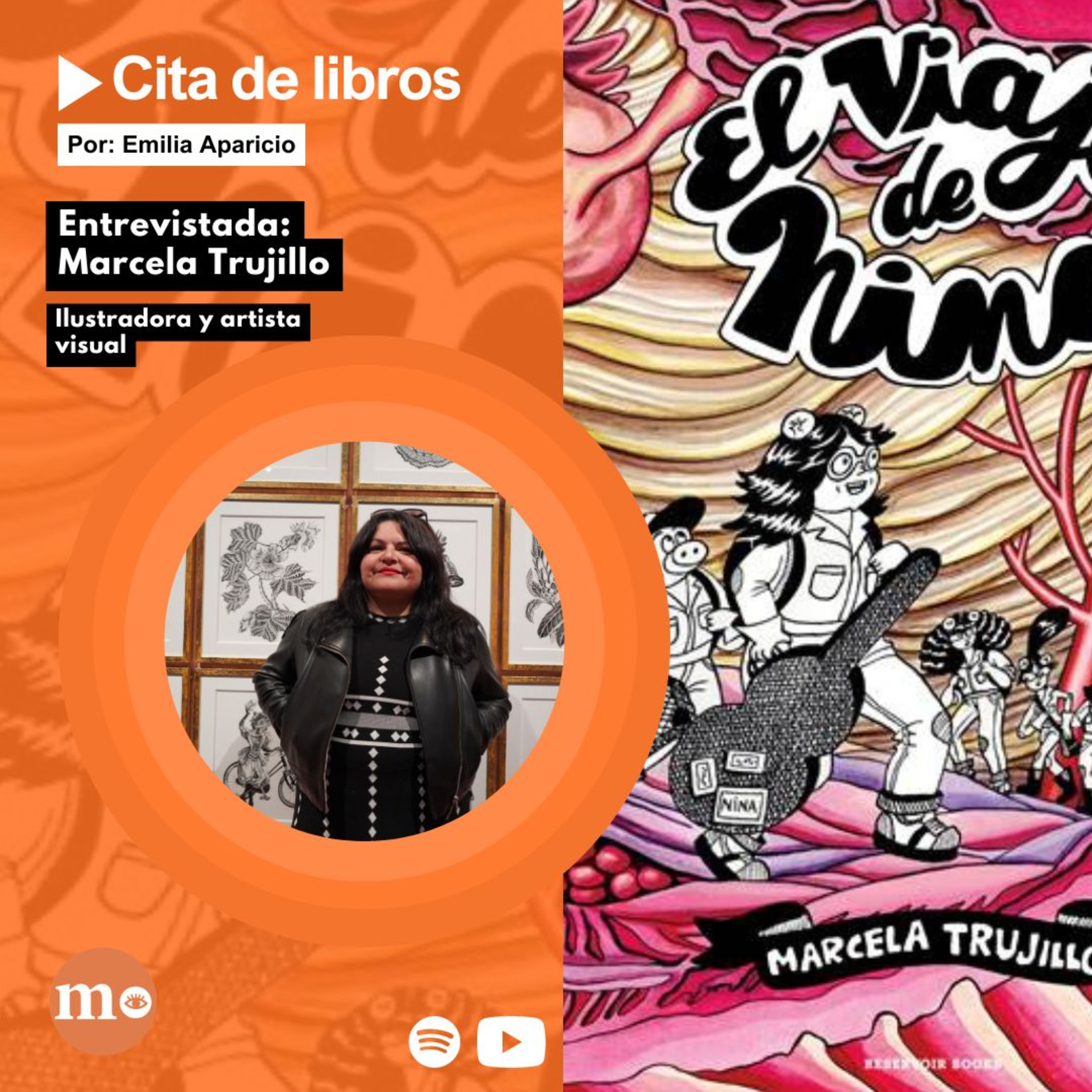 Marcela Trujillo, ilustradora: "No heredamos solo la nariz o la oreja, también los traumas" episode artwork
