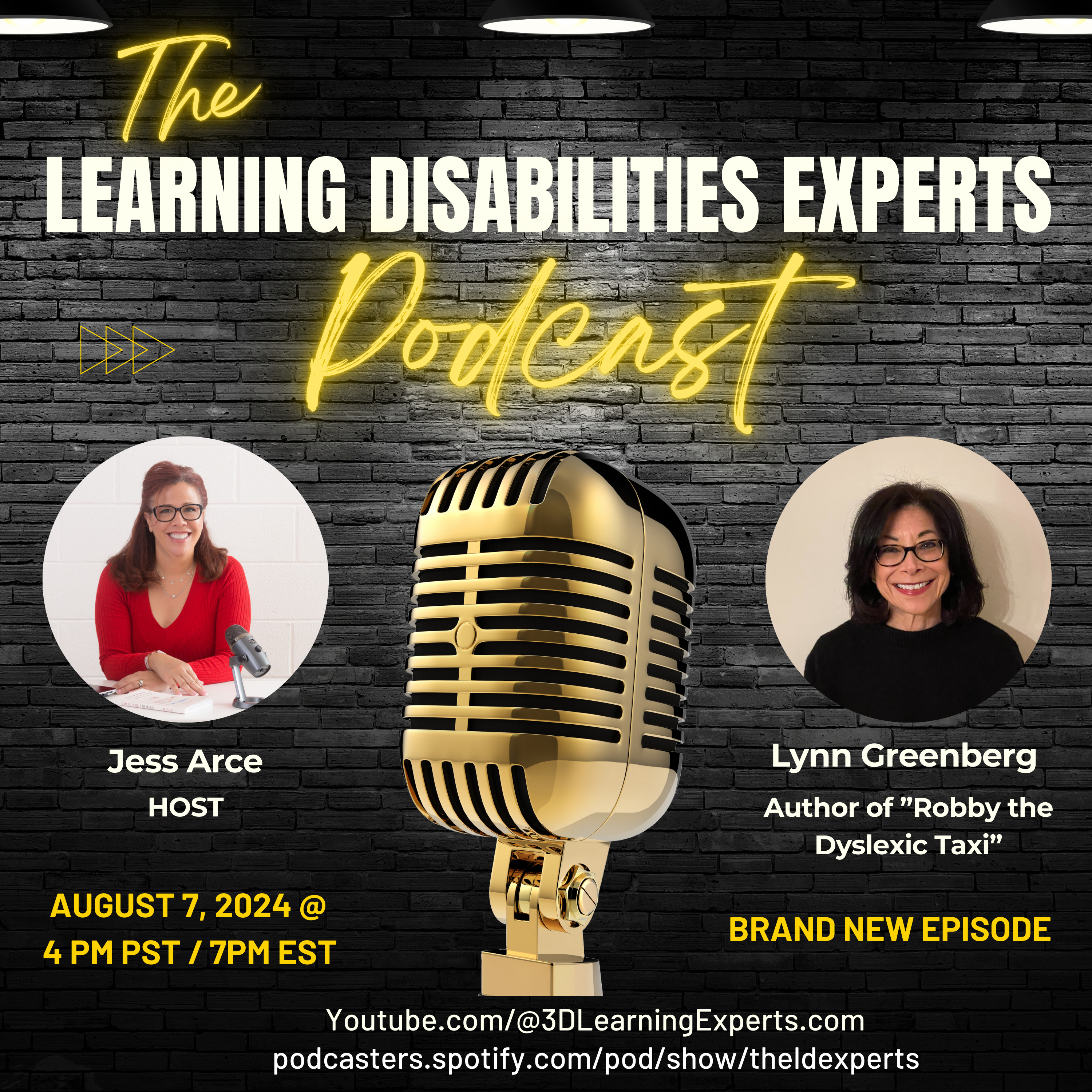 The Touching Story Behind Robby the Dyslexic Taxi | Jess Arce with Lynn Greenberg episode artwork